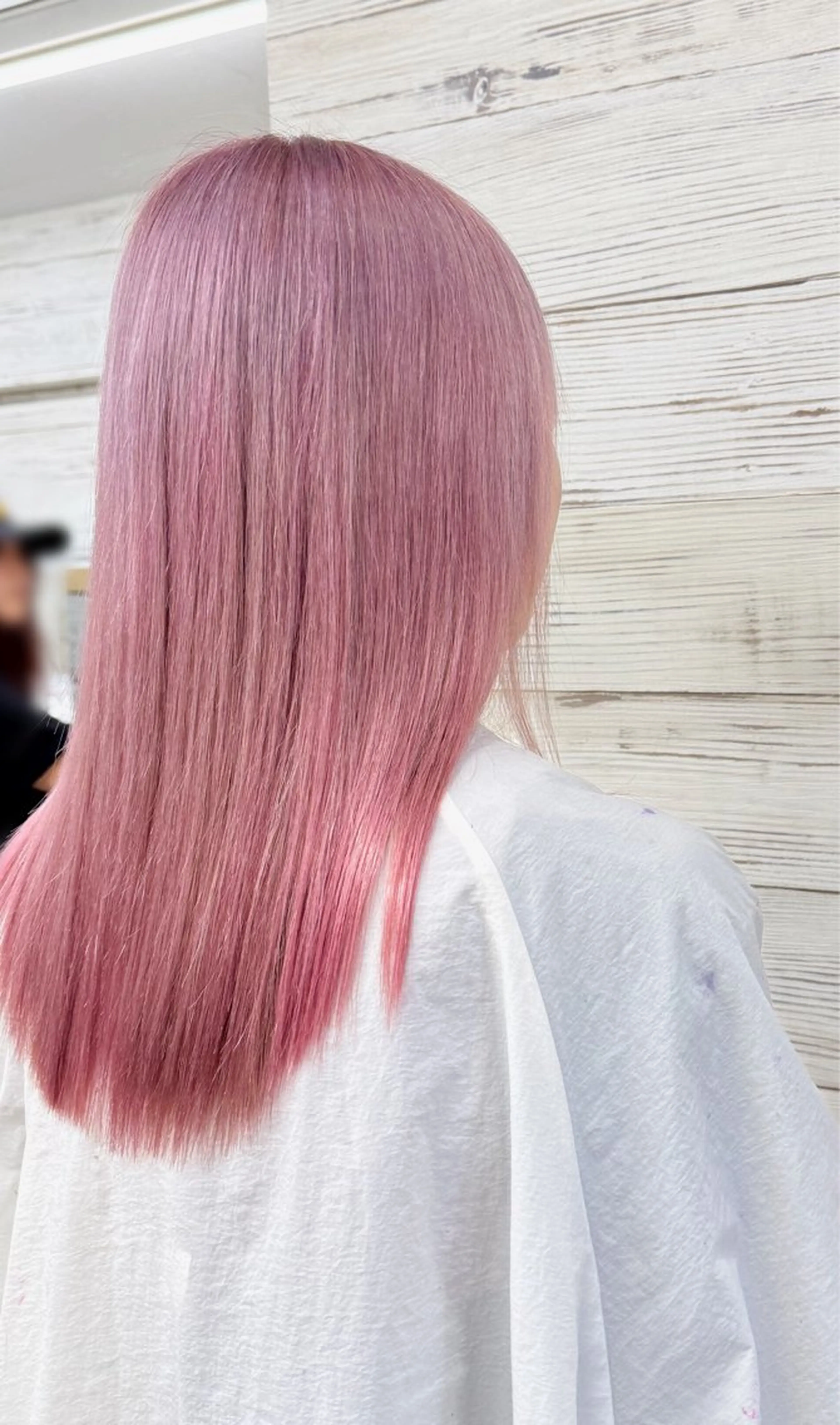 セミロング ヘアカラー トリートメント 枝毛カット＆髪質改善 満足NO.1岡しゃんのヘアスタイル