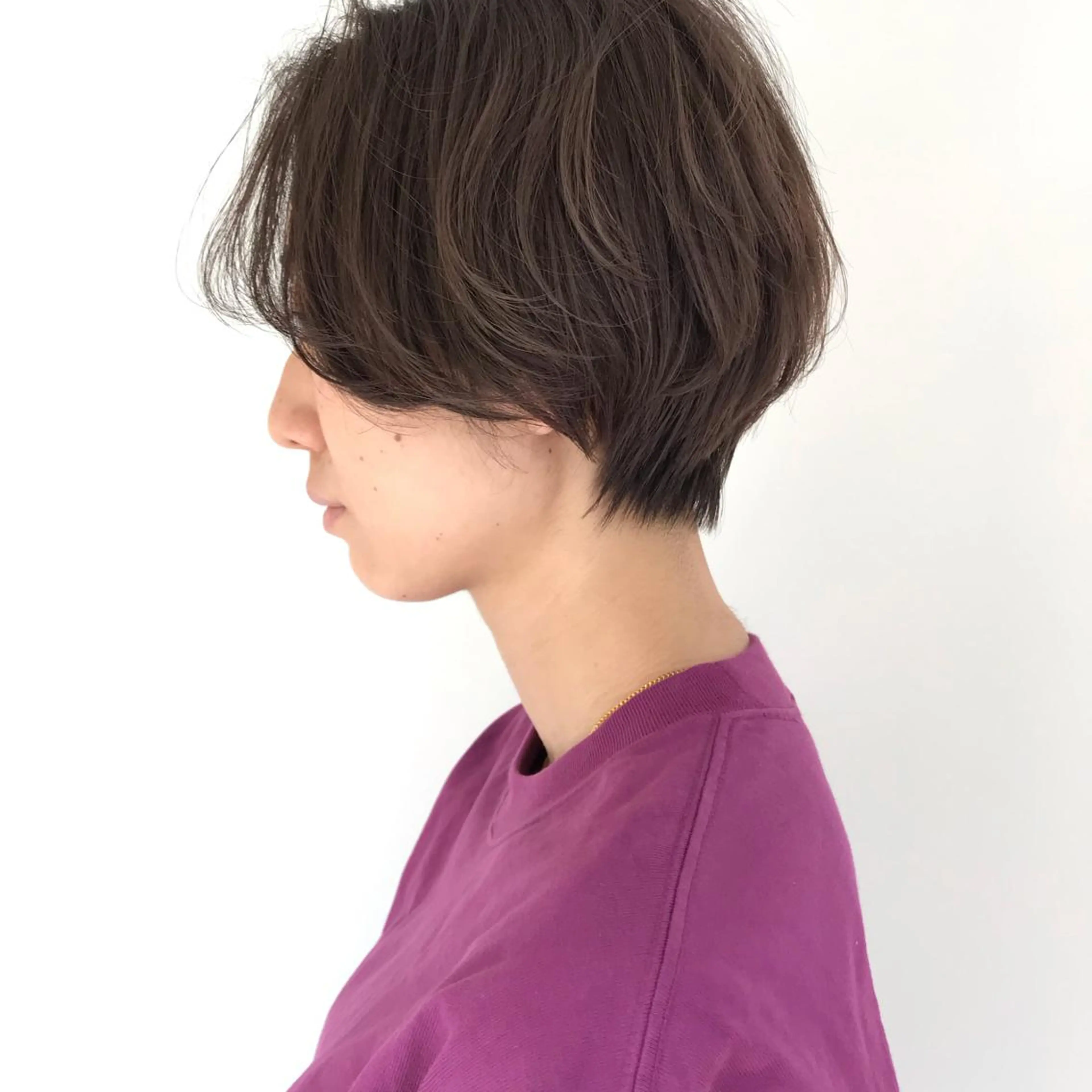 ショート カラー ヘアアレンジ メンズ ハンサムショート ショートヘア 滝島 真帆のヘアスタイル