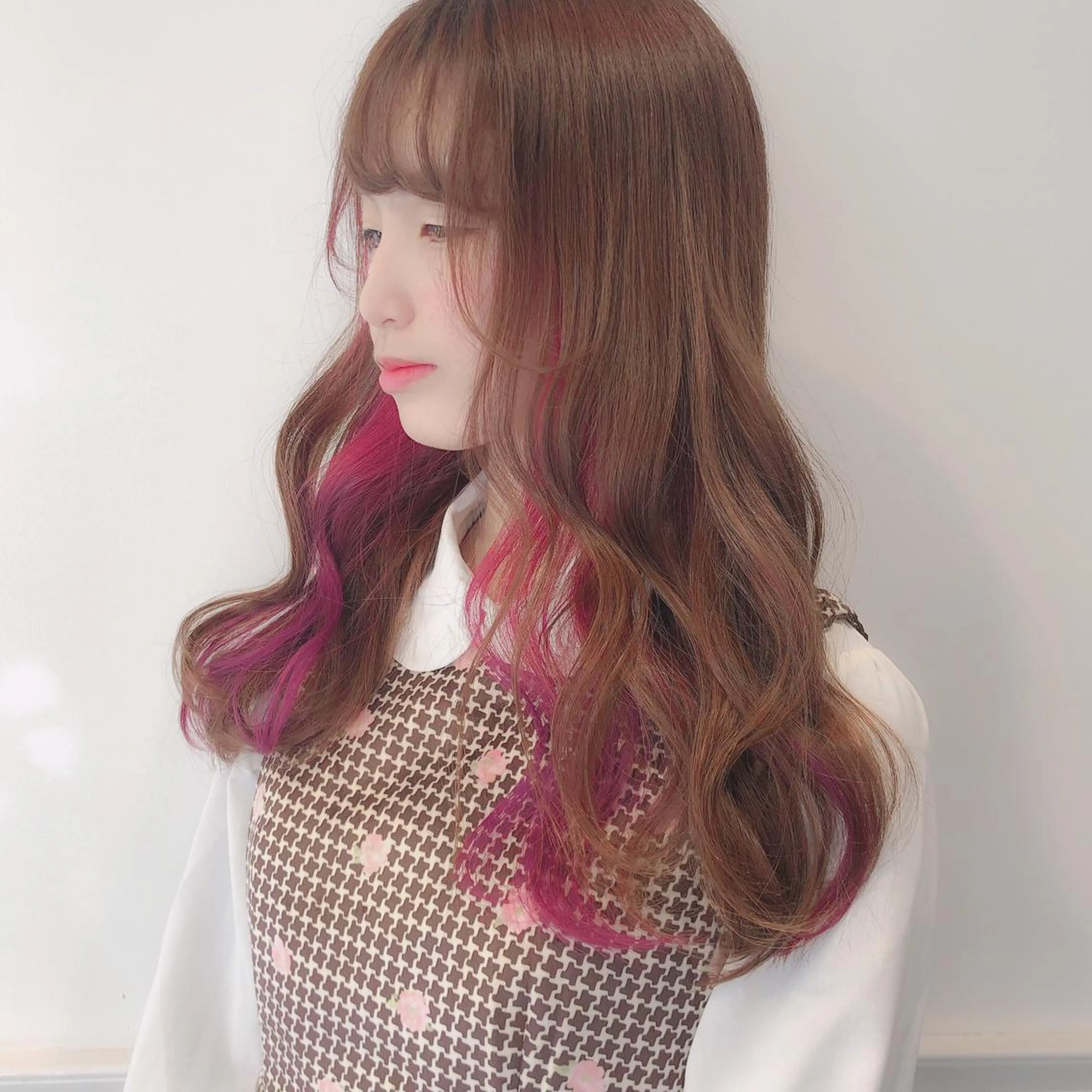 ロング カラー ブリーチ ヘアカラー miyu /トレンド カラー×艶髪のヘアスタイル