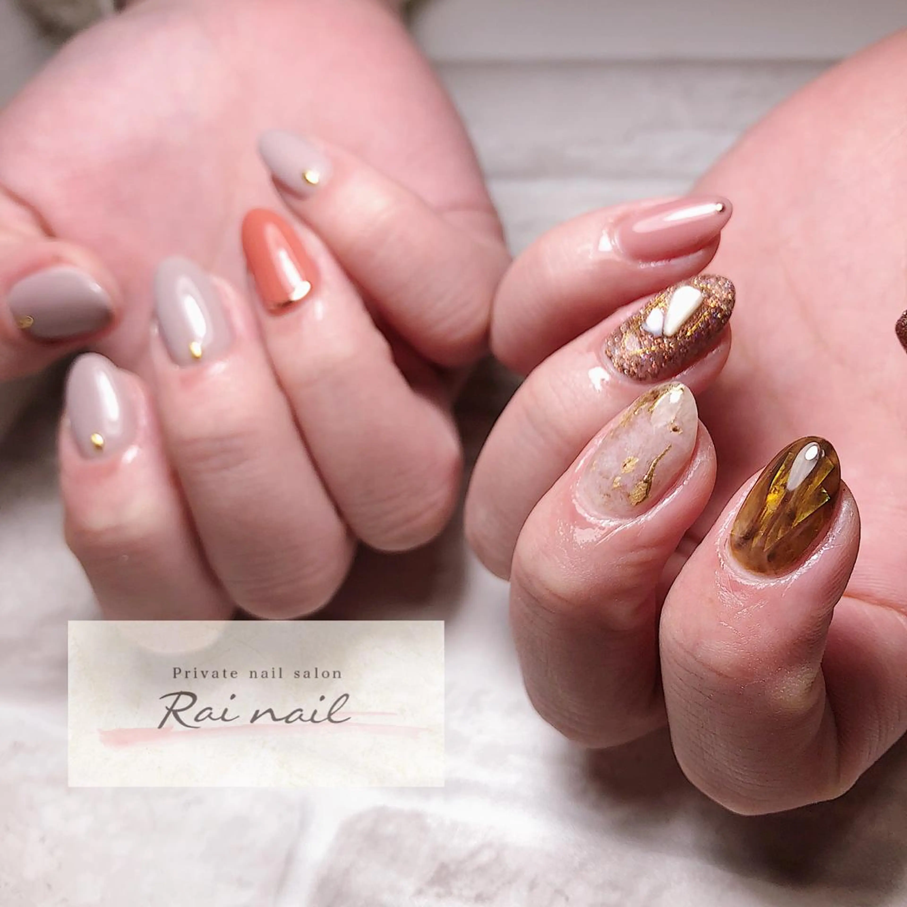 ネイル ニュアンスネイル ハンドネイル Rai nail_ Risaのネイルデザイン