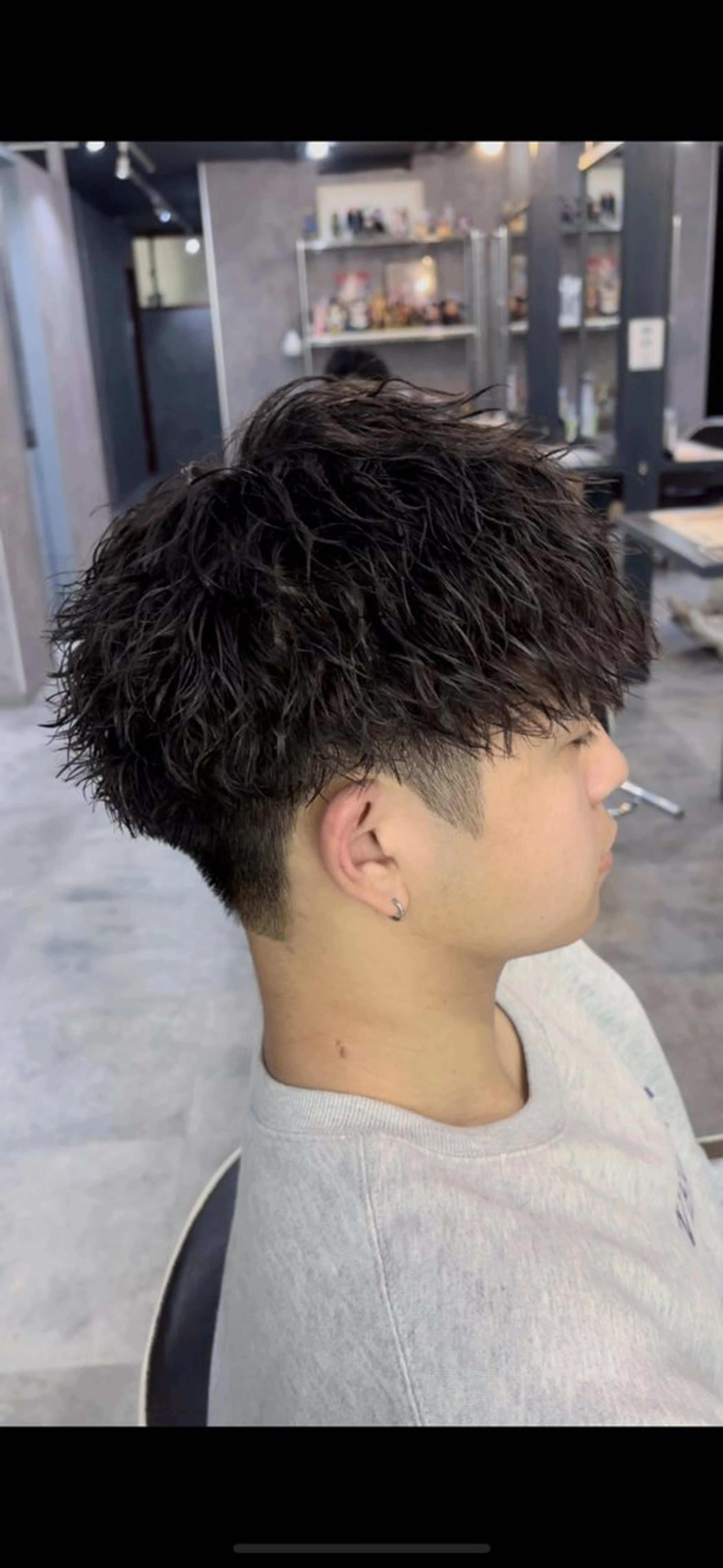 ショート パーマ メンズ シュンヤ🔥メンズ パーマ特化🔥新小岩のヘアスタイル