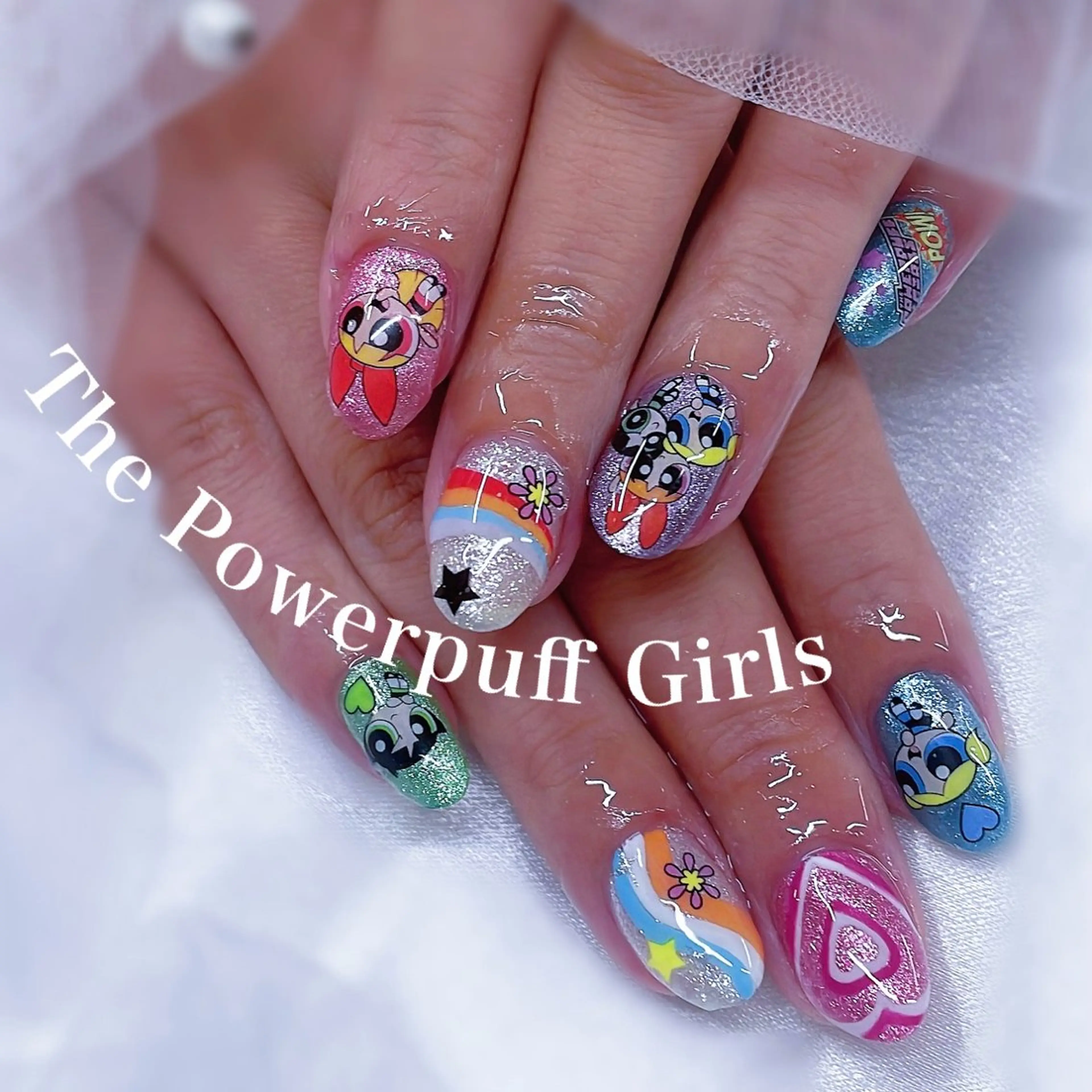 ネイル ️🫧もこ 艶感ネイル🫧のネイルデザイン