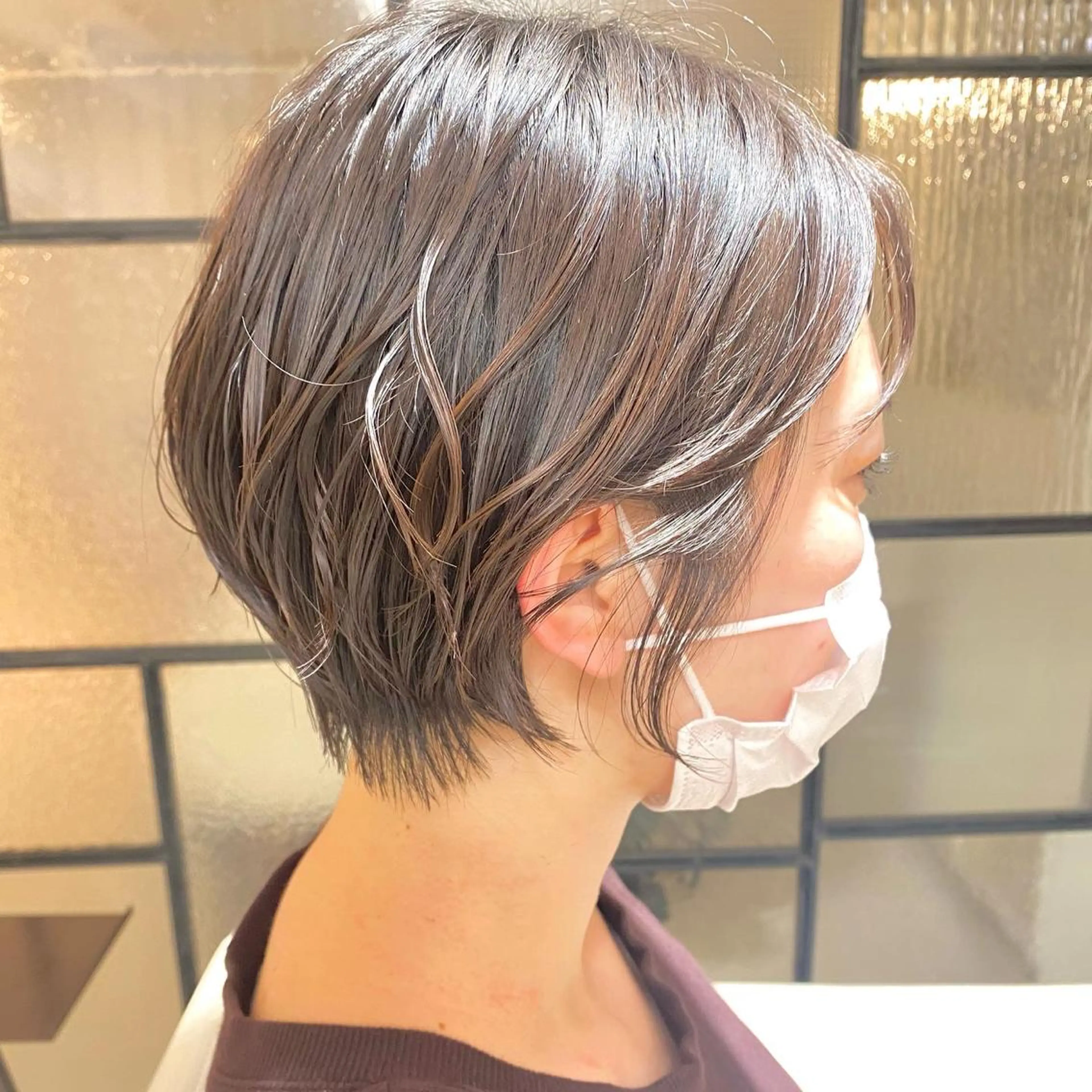 ショート 安永 涼のヘアスタイル