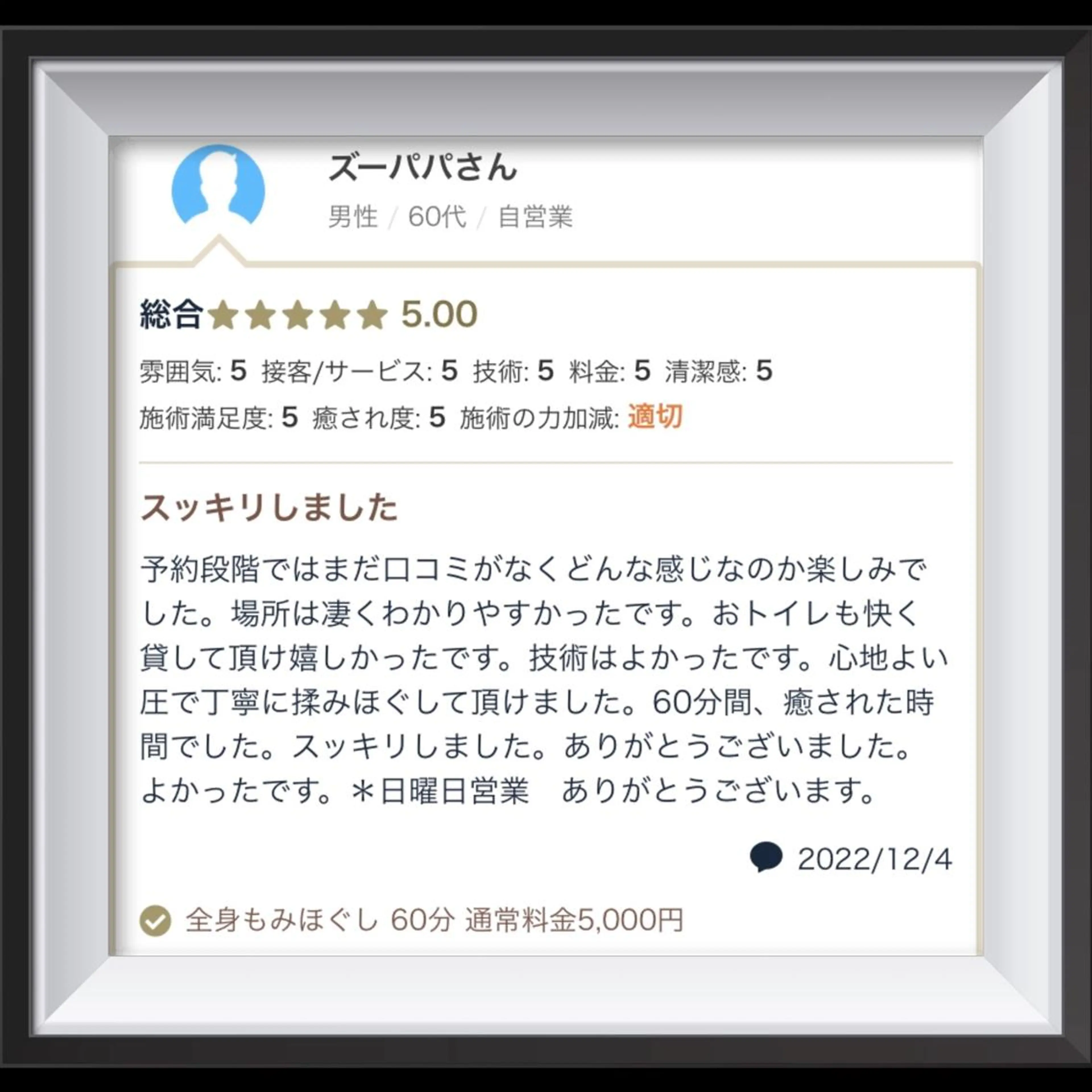 男性セラピスト名古屋 川島のエステ・リラクイメージ