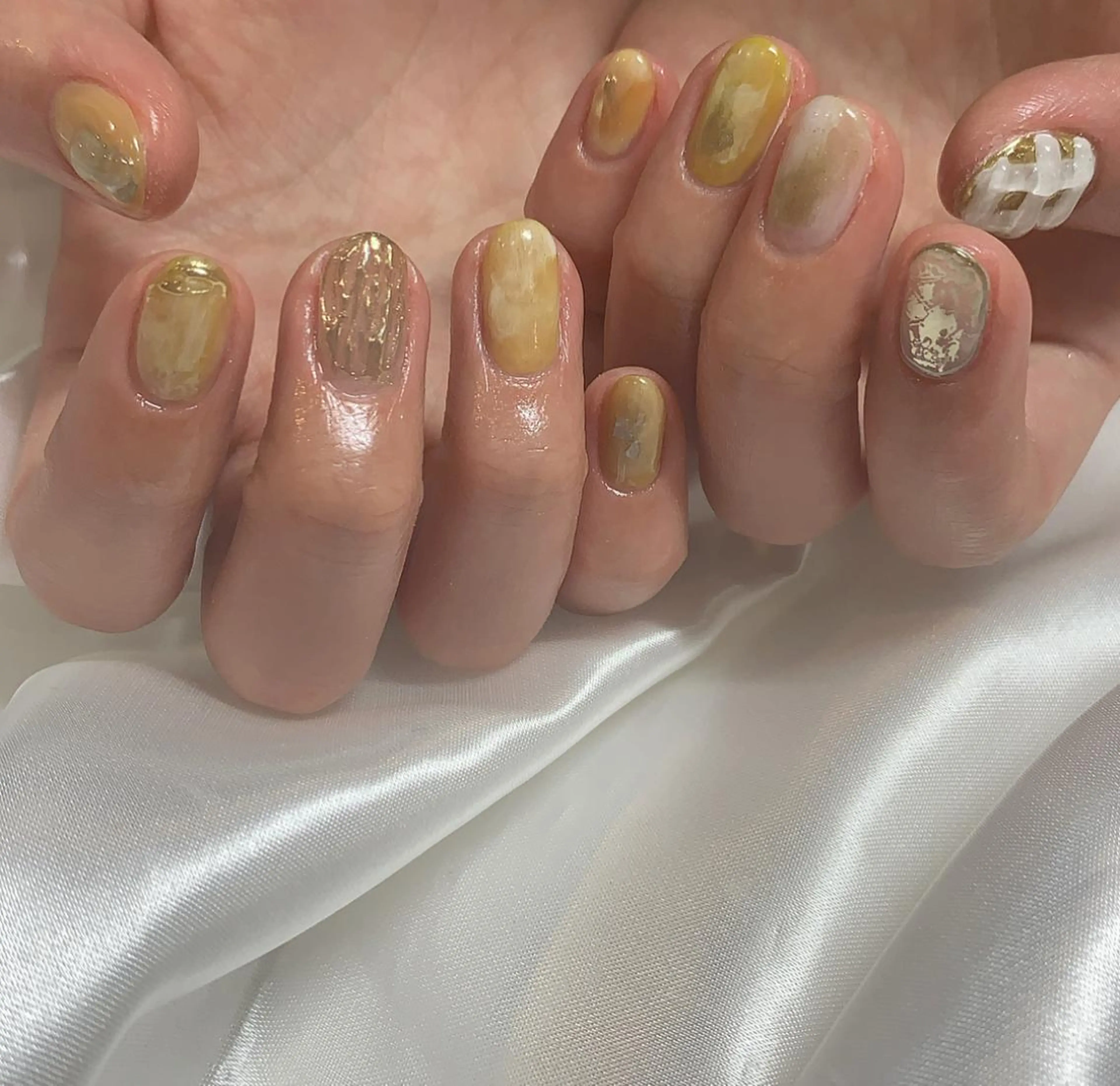 ネイル ハンドネイル にしぐち はるかのネイルデザイン