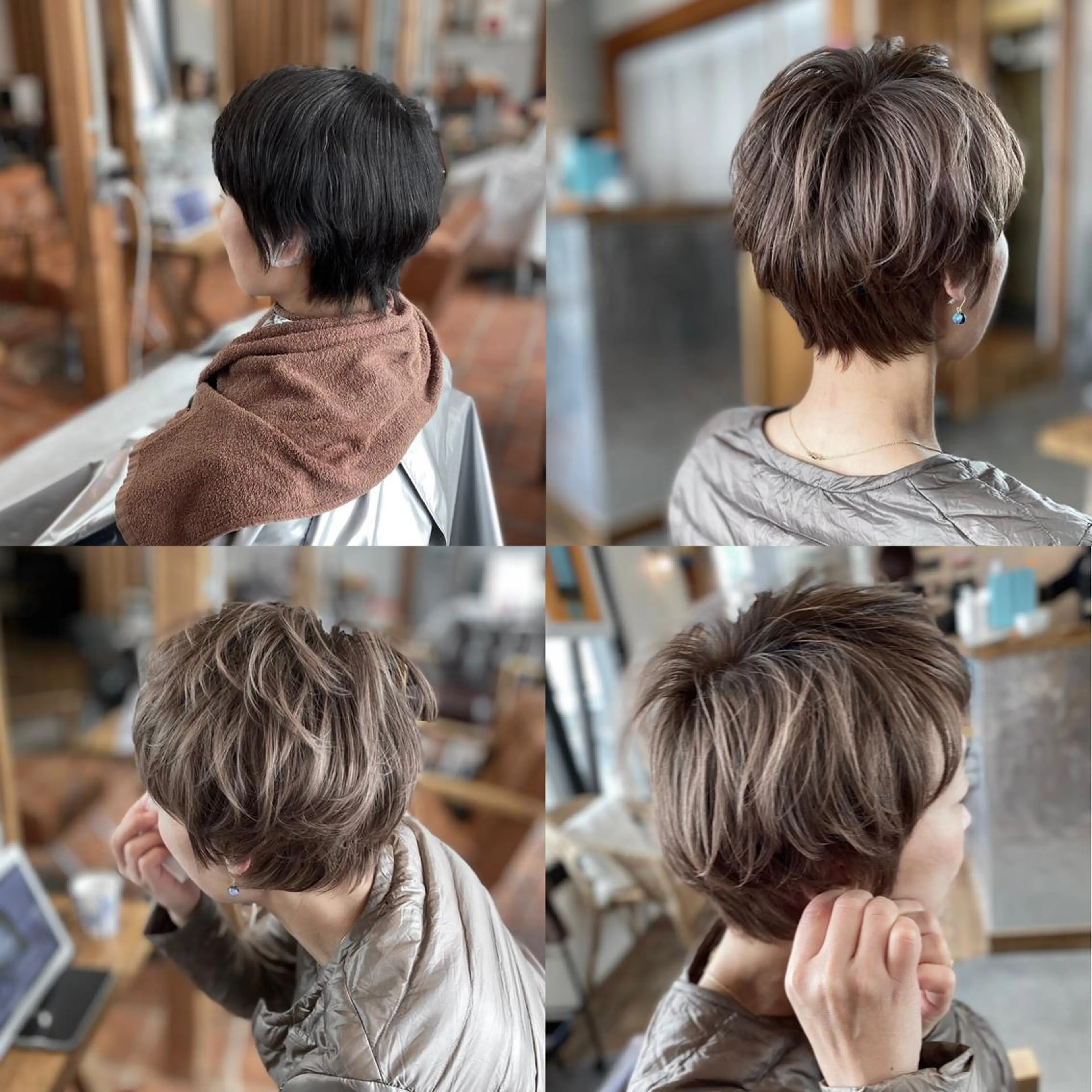 ショート カット ヘアカラー 木村丈晴✂️ご来店 お待ちしてます😊のヘアスタイル