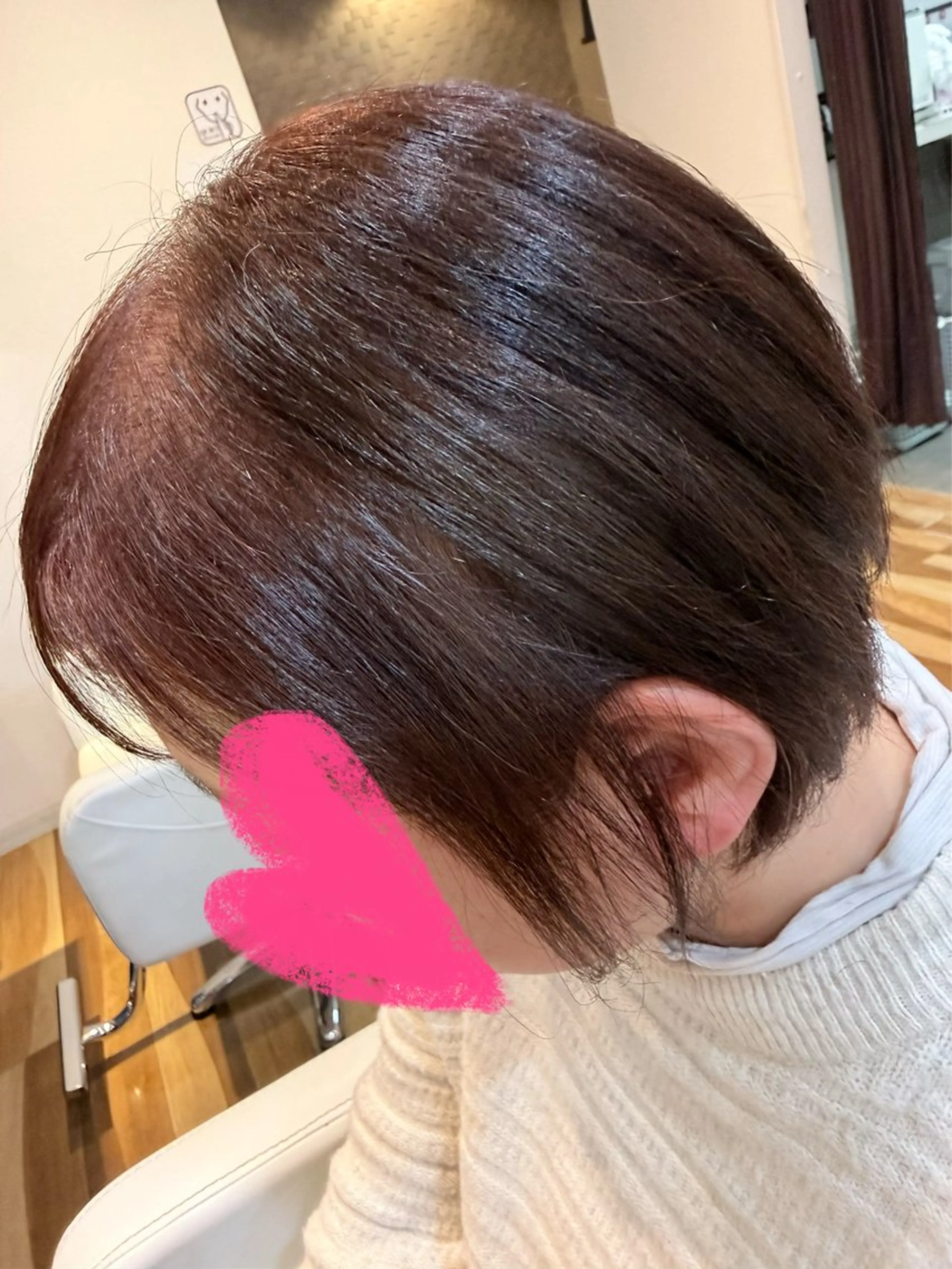 ショート ピンクブラウン ショートヘア 芦原 愛弓のヘアスタイル