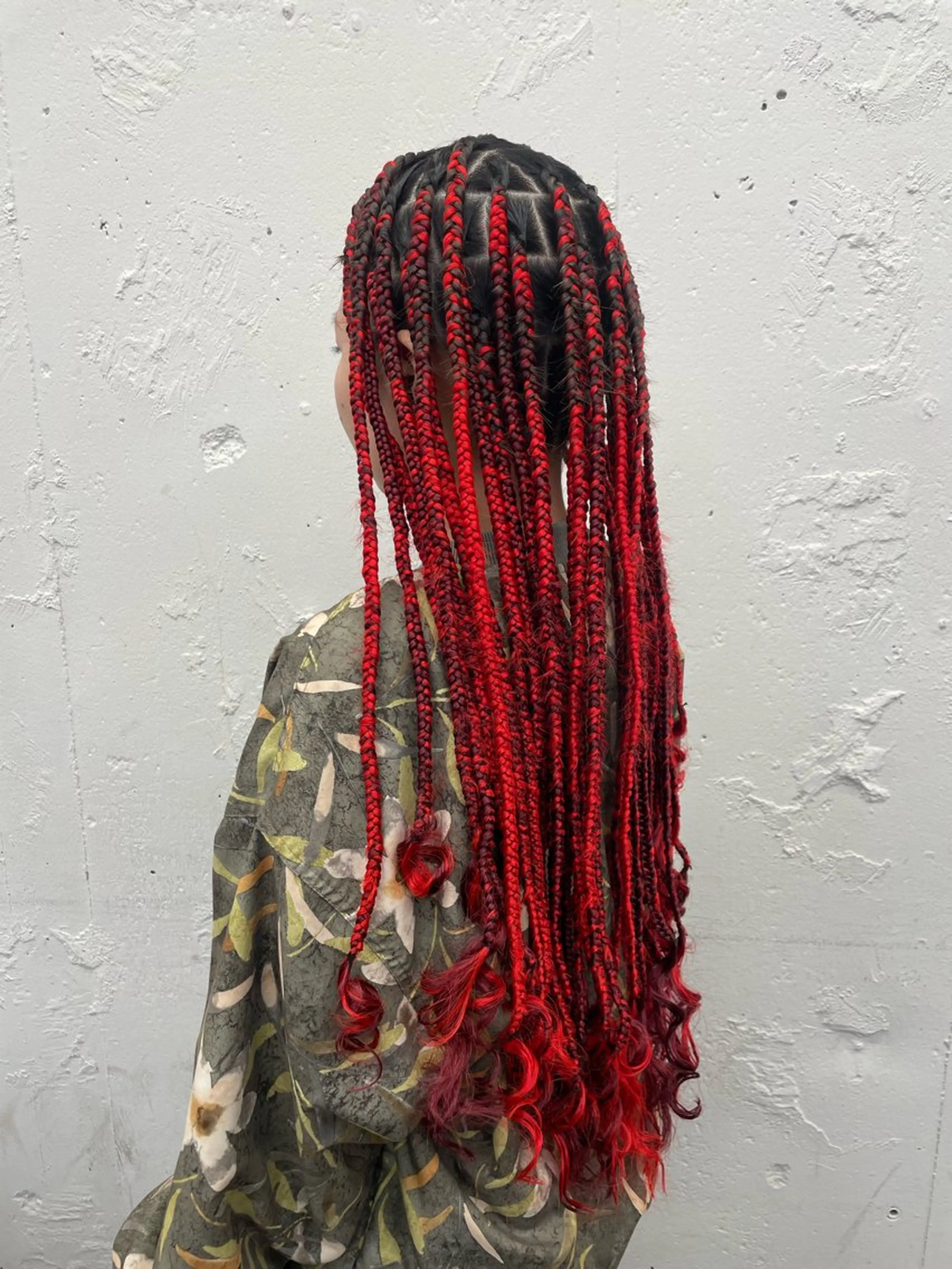 ロング ヘアアレンジ エクステ コーンロウ／ブレイズ SYUのヘアスタイル