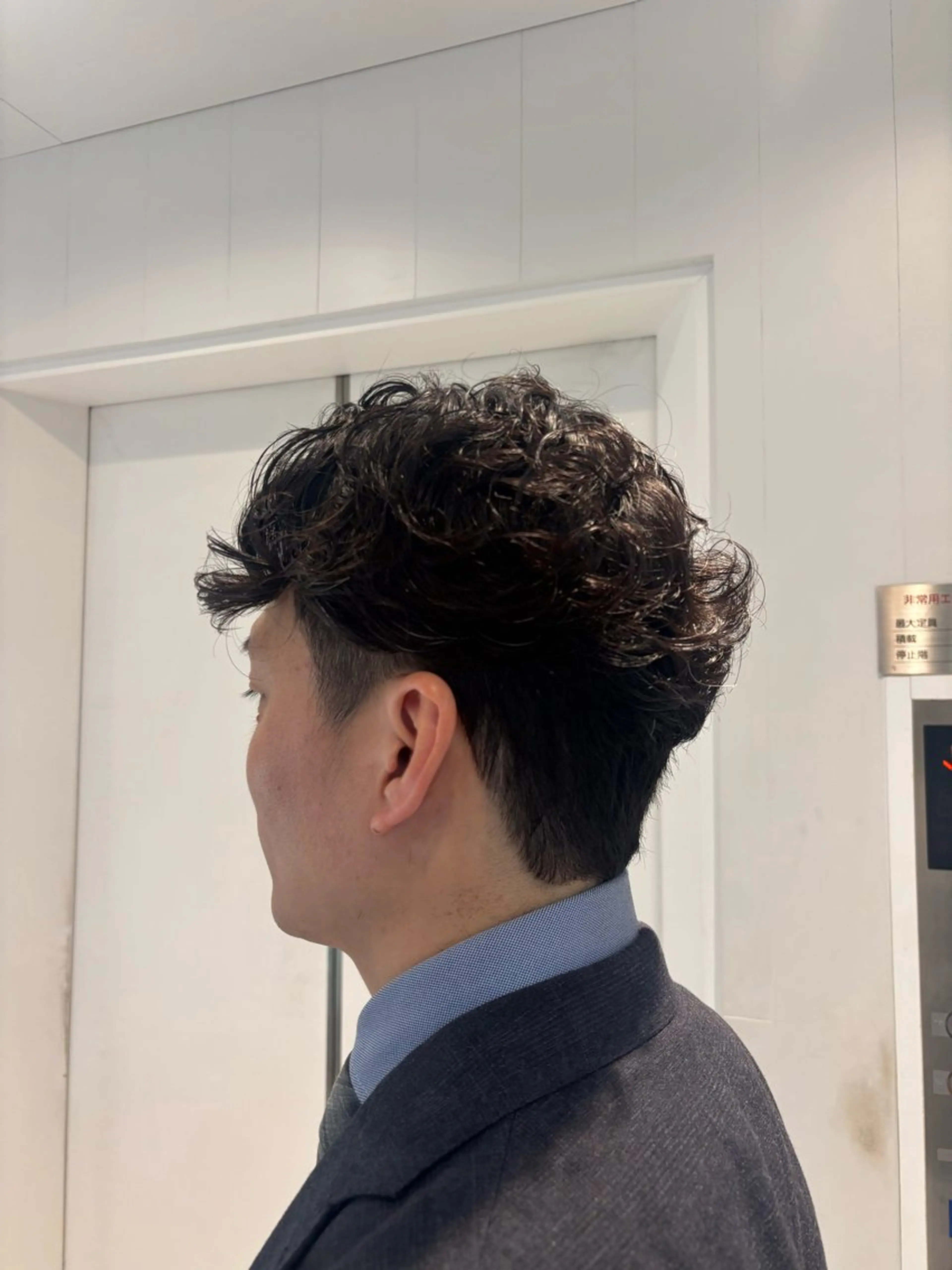 ショート メンズ パーマ ショート特化/ メンズカット/アイカのヘアスタイル