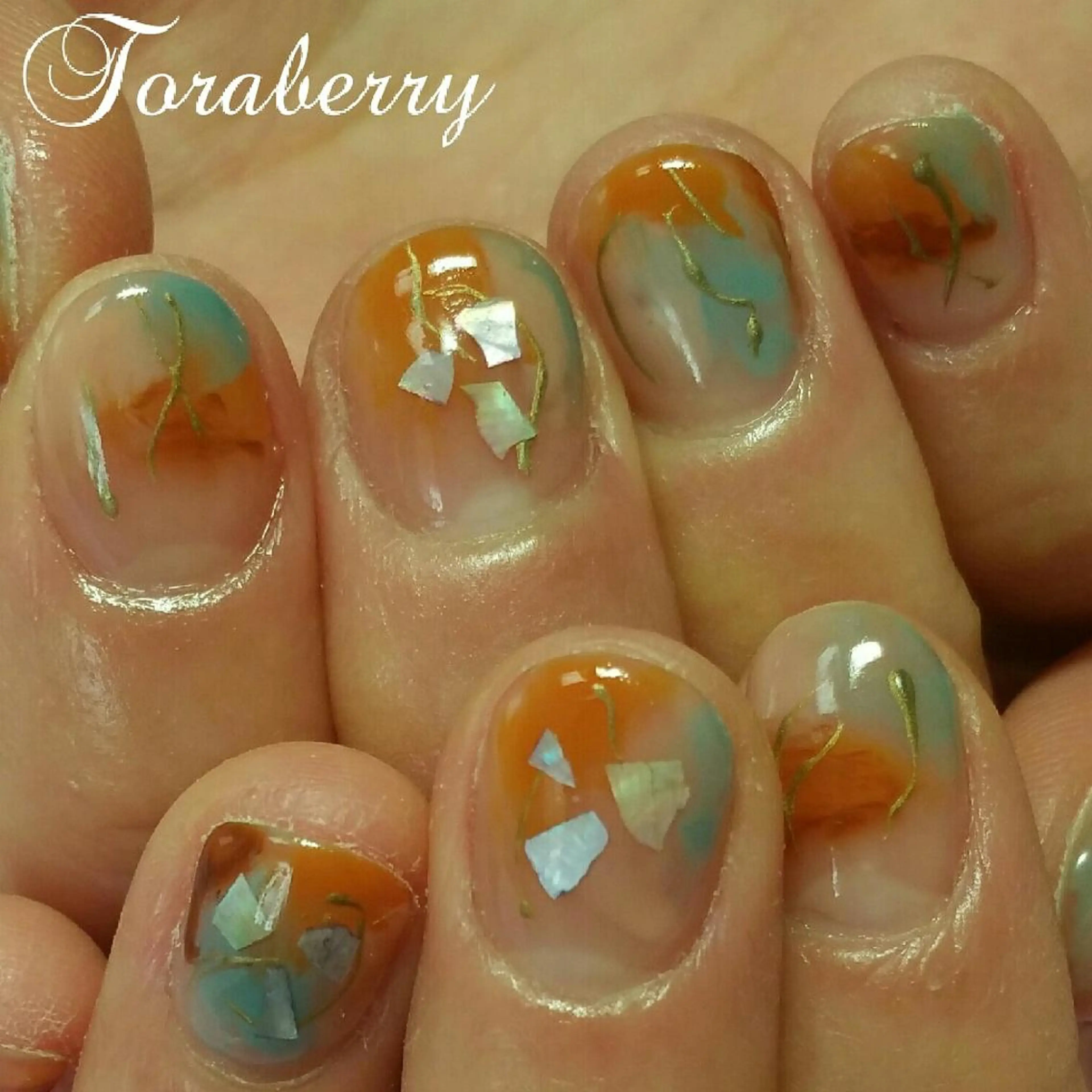 ネイル 持ち込み ニュアンスネイル ネイリスト なつみのネイルデザイン