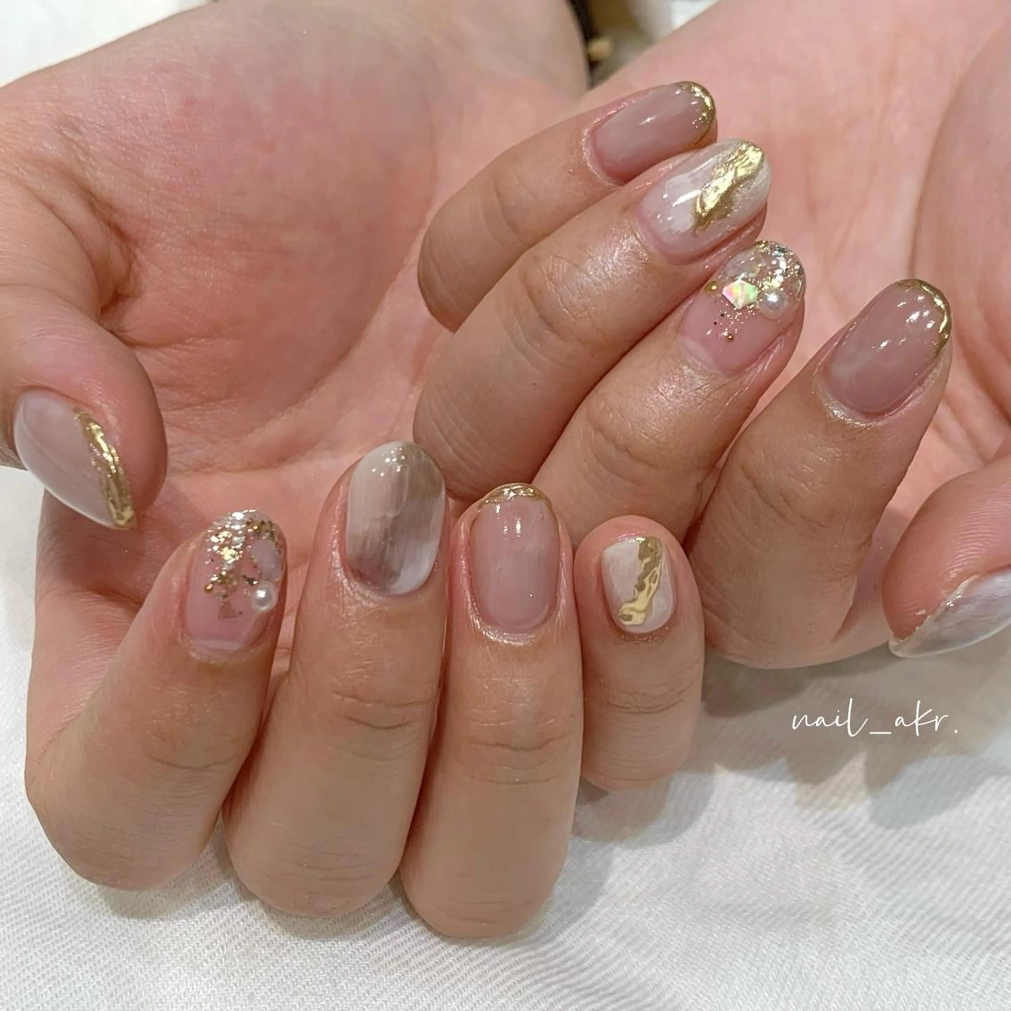 ネイル ニュアンスネイル ハンドネイル nailAVANCE akariのネイルデザイン