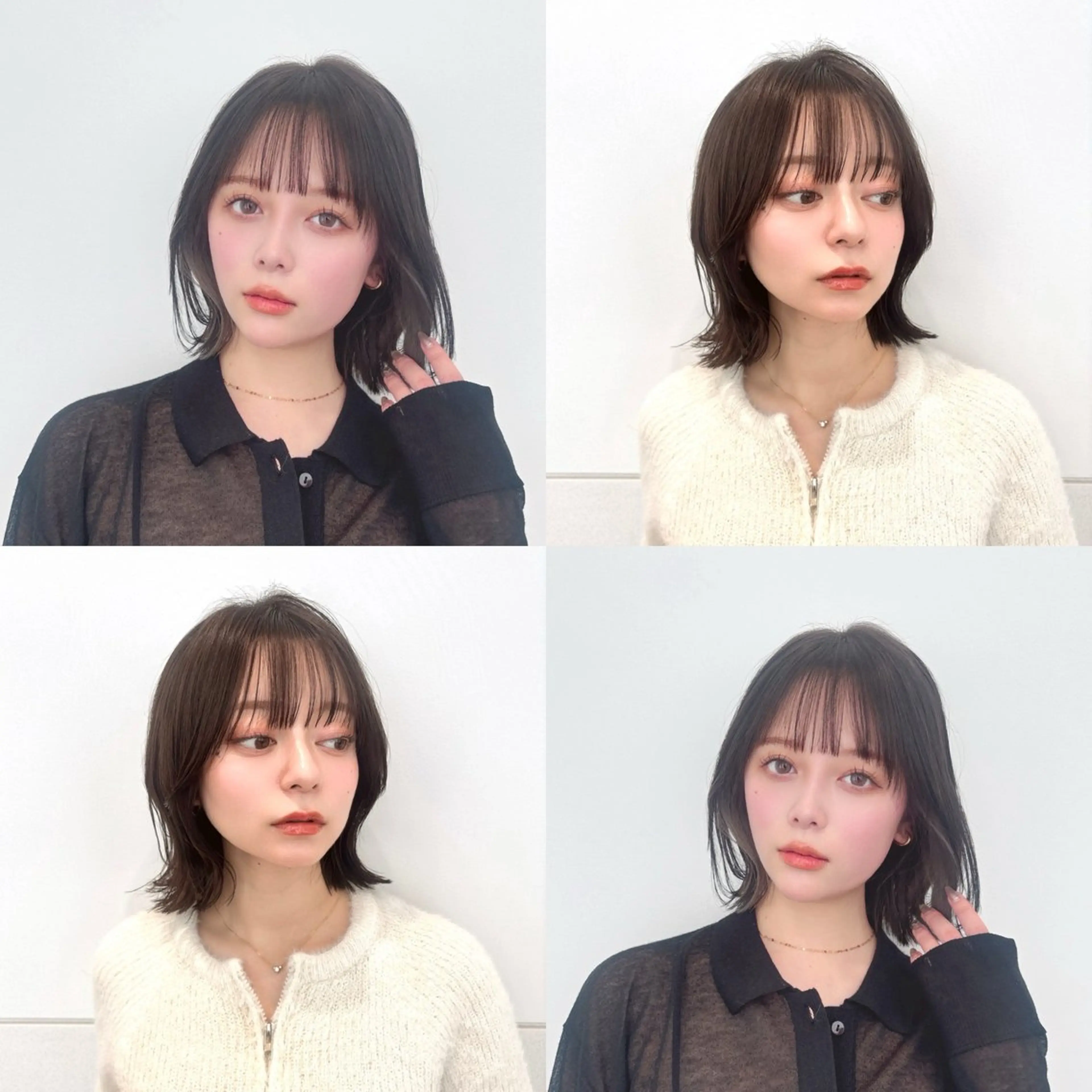 ミディアム カラー カット ヘアカラー トリートメント 透明感カラー/ヘッド スパ/喜多将平🍀のヘアスタイル