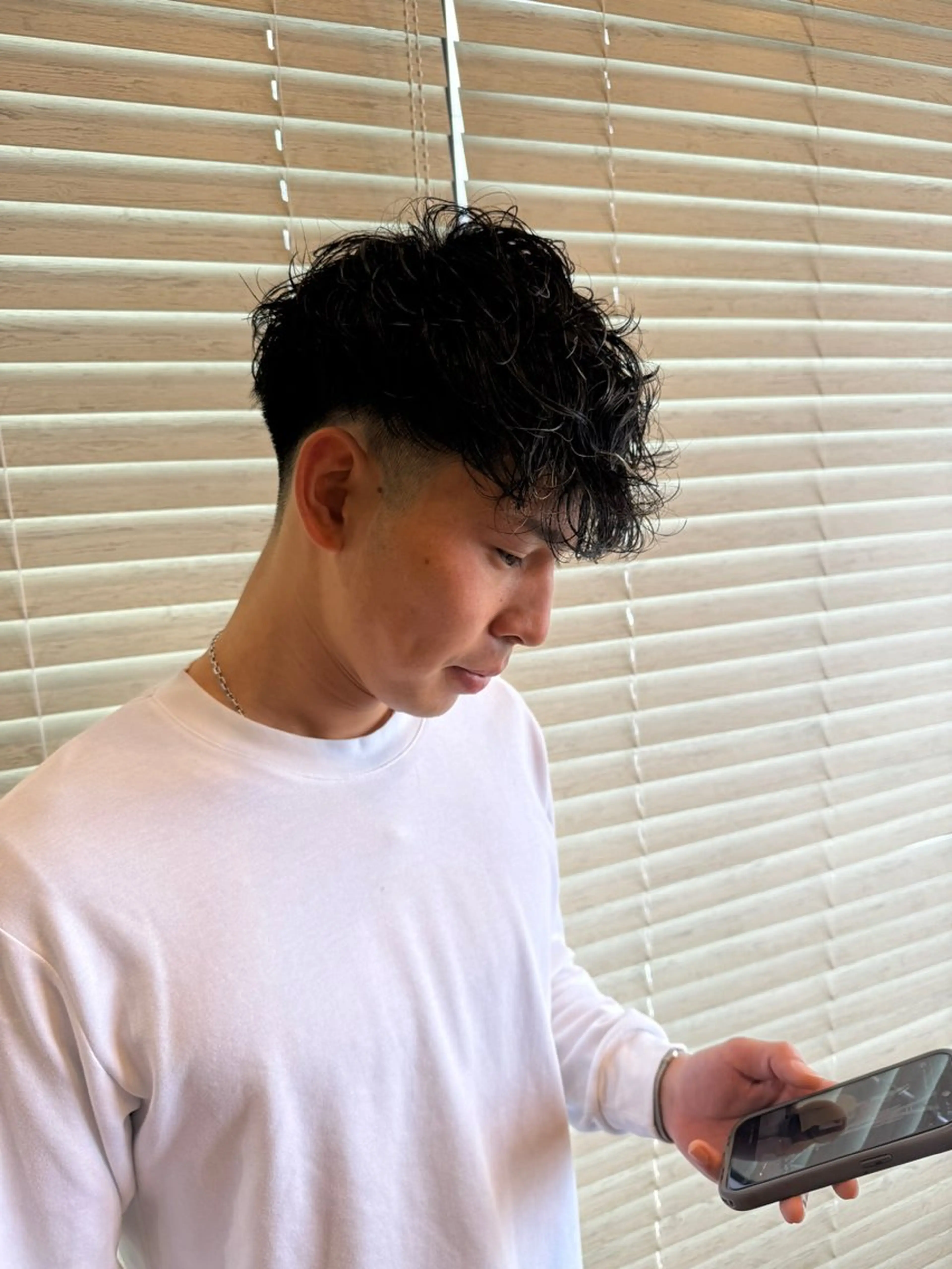 ショート パーマ カット パーマ 野洲/美容室/美容師 平田蒼太ヒラタソウタのヘアスタイル