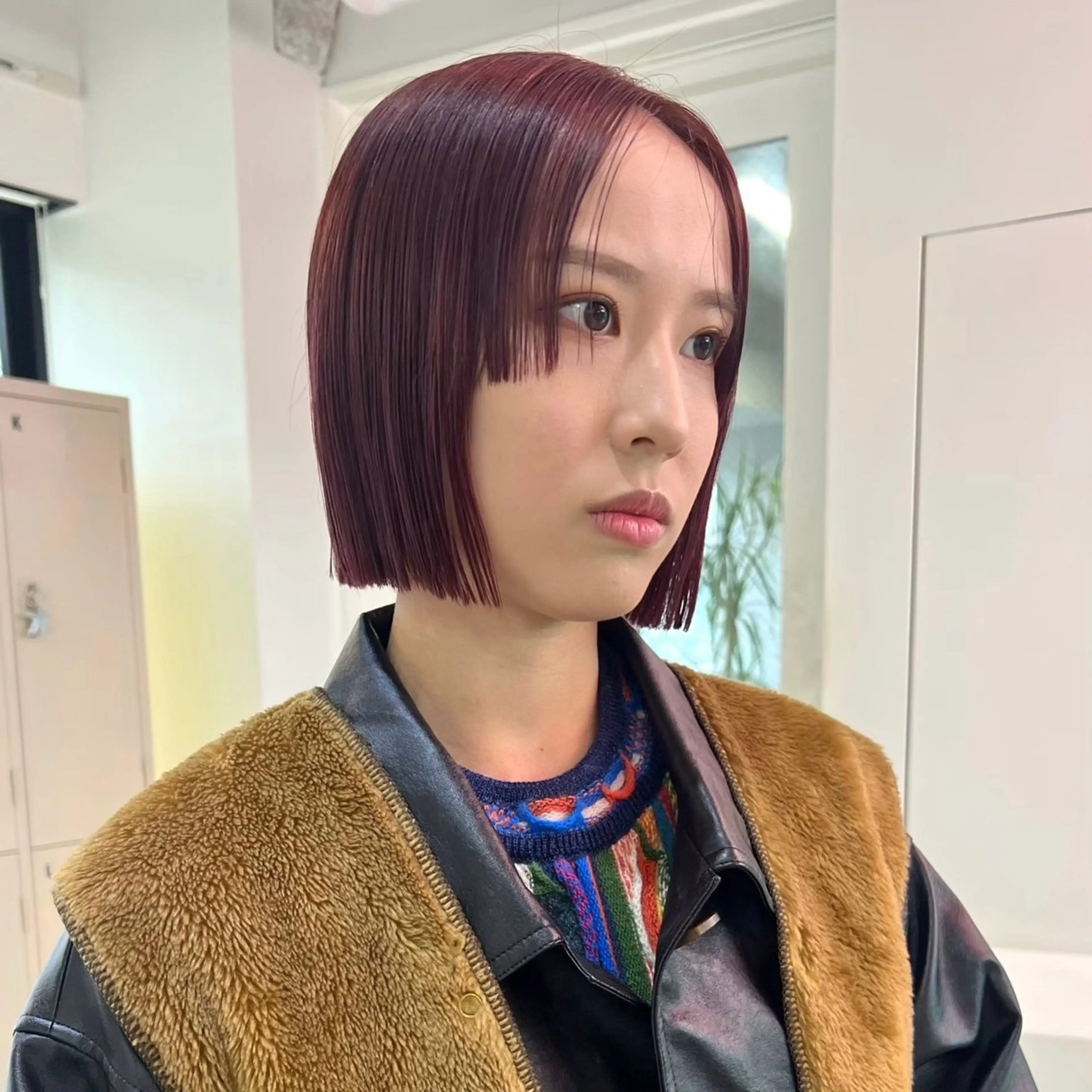 カラー ハイトーン艶カラー 💎あやめ🎀のヘアスタイル