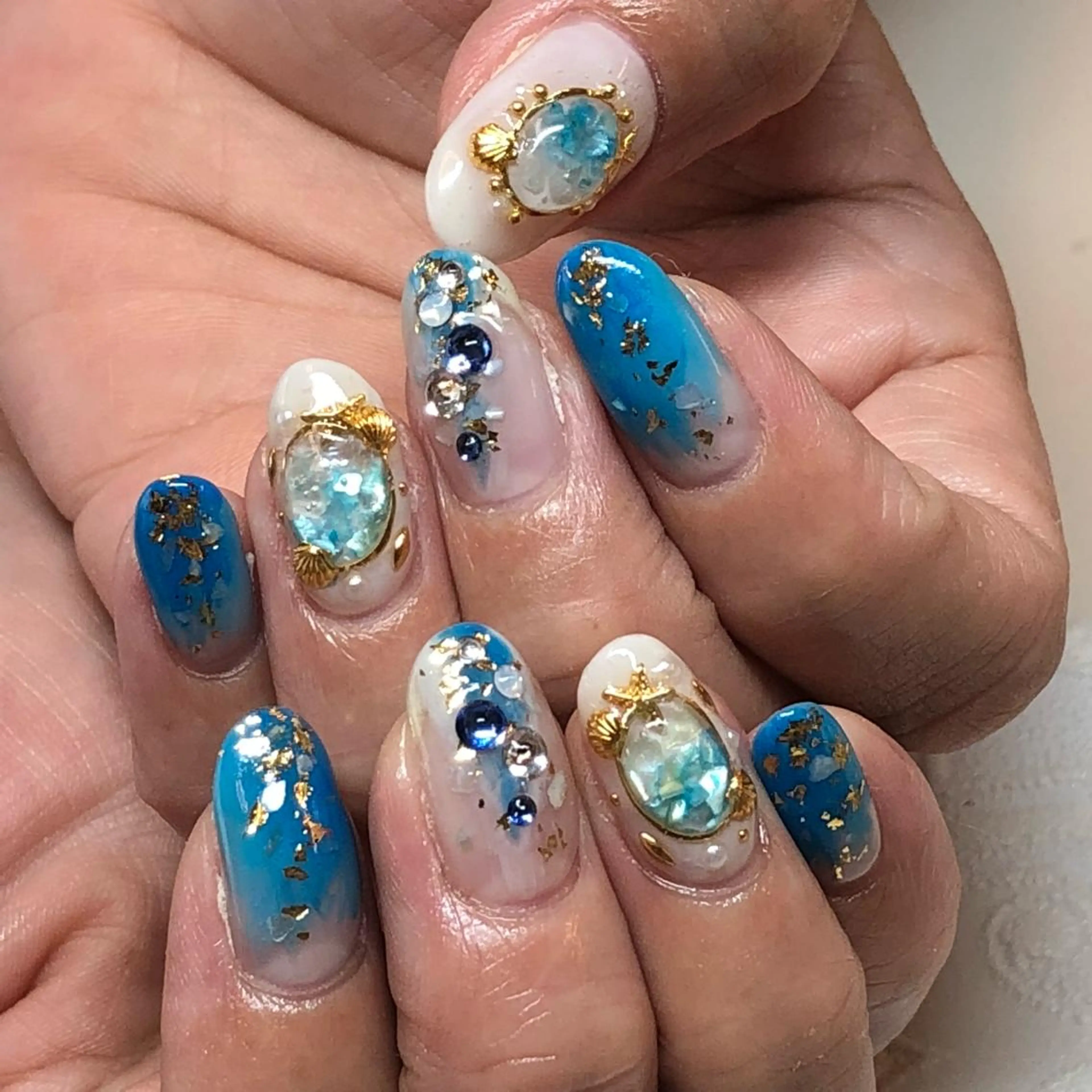 ネイル アートネイル ジェルネイル ニュアンスネイル ぷっくりネイル KIREIE NAILSのネイルデザイン