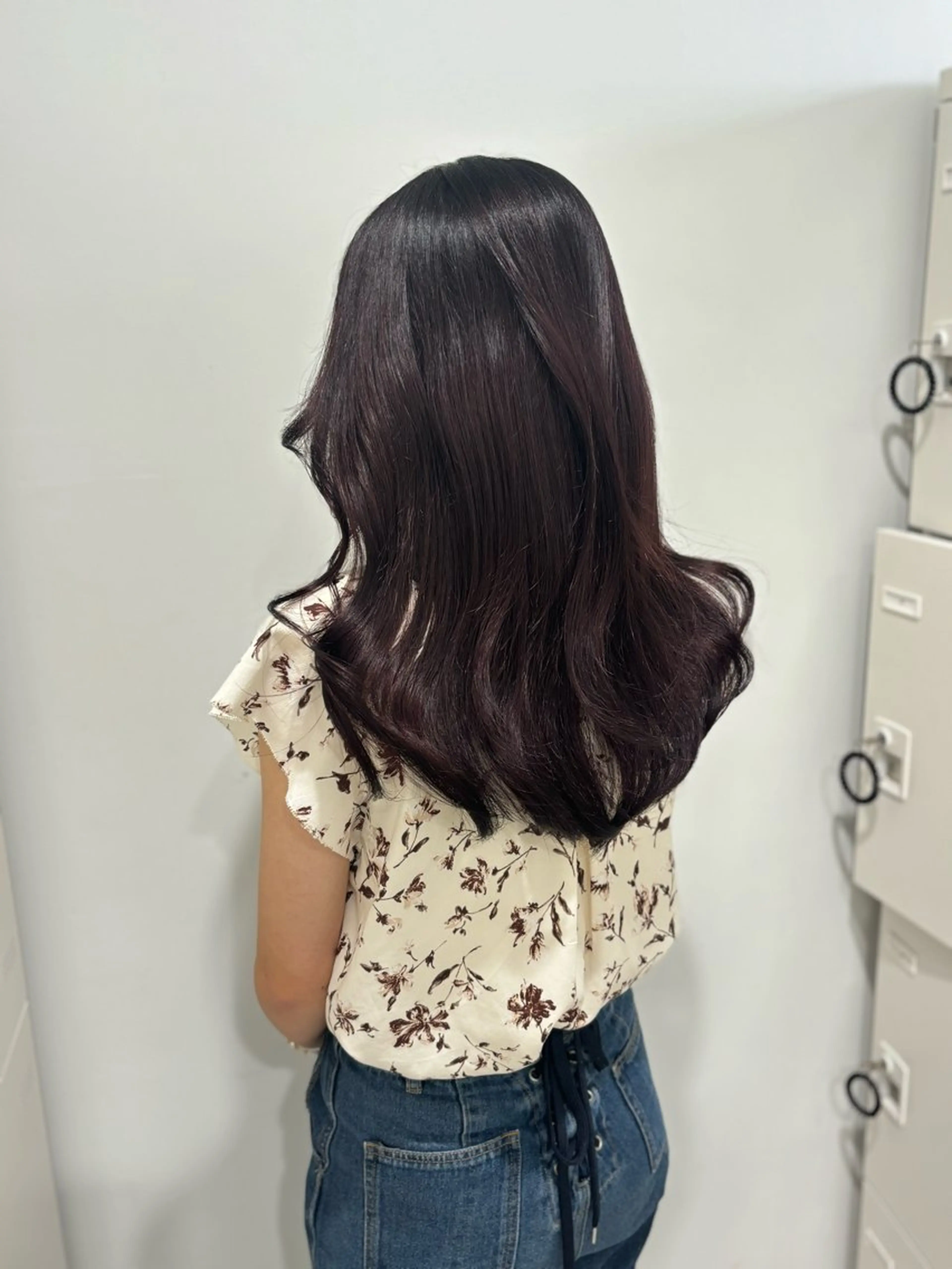 セミロング カラー ヘアカラー 韓流トレンドヘア 🎀RINAKO🎀のヘアスタイル