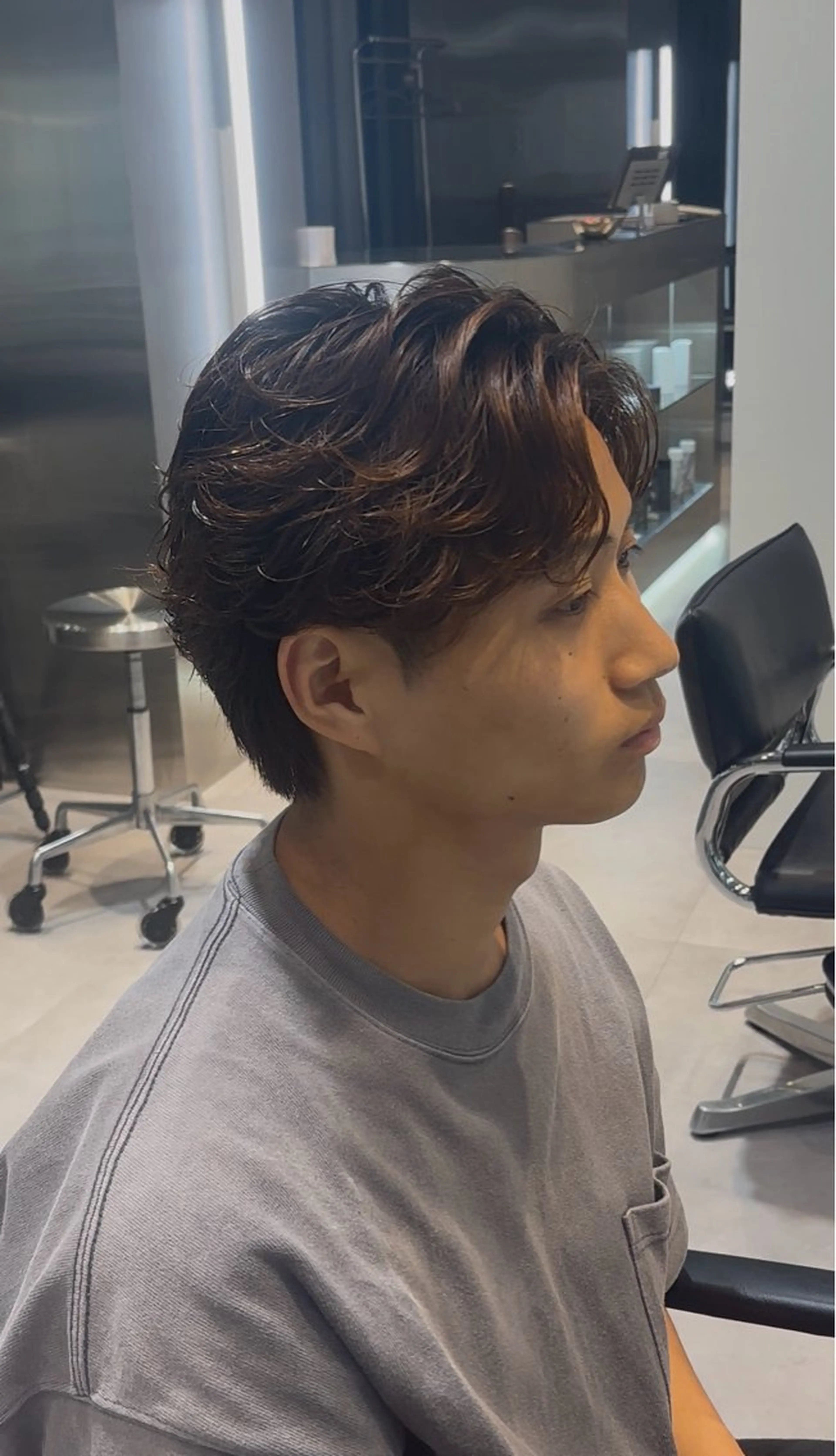 ショート パーマ 似合わせパーマ🔥 河浪  大智のヘアスタイル