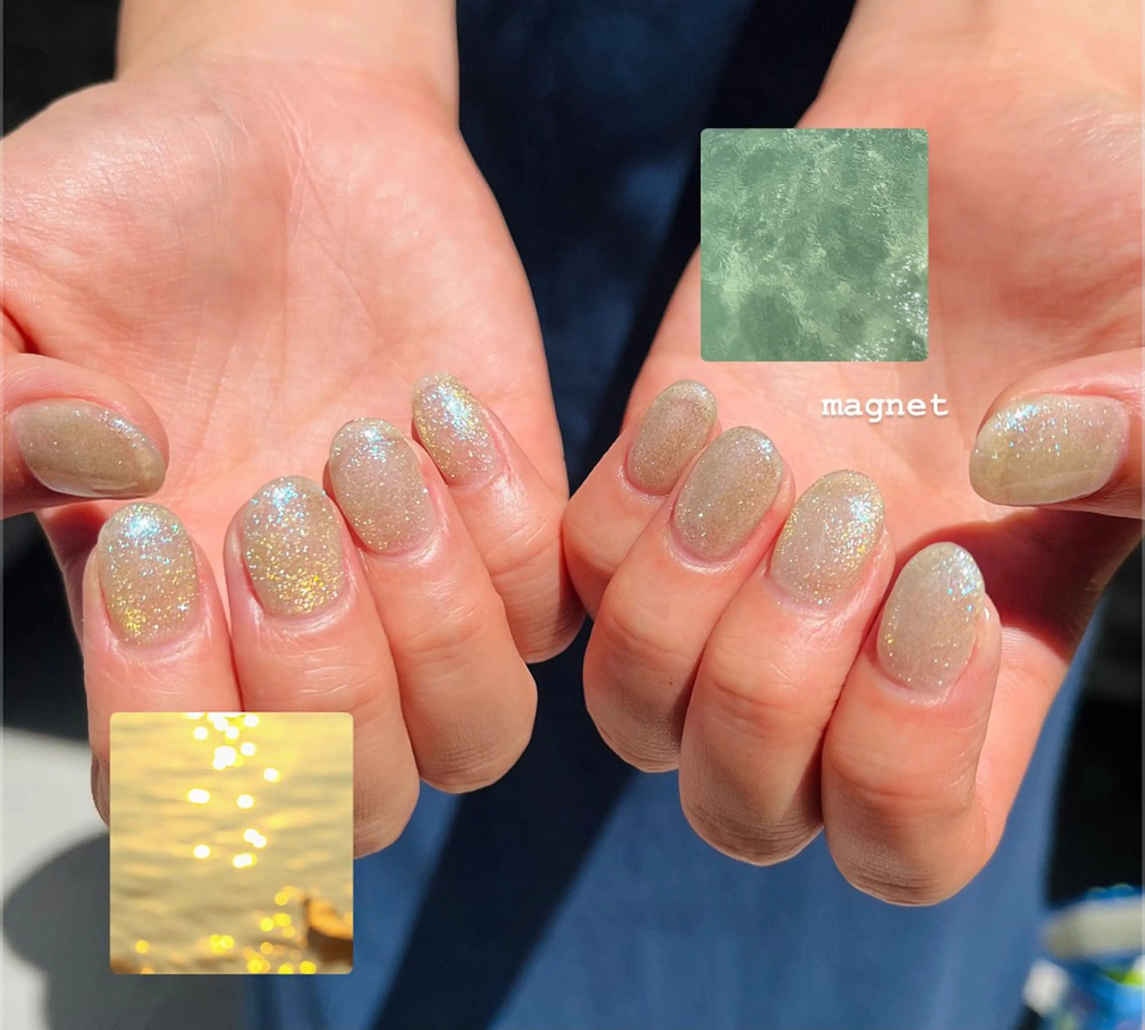 ネイル マグネットネイル ハンドネイル HazeGrass NAILのネイルデザイン