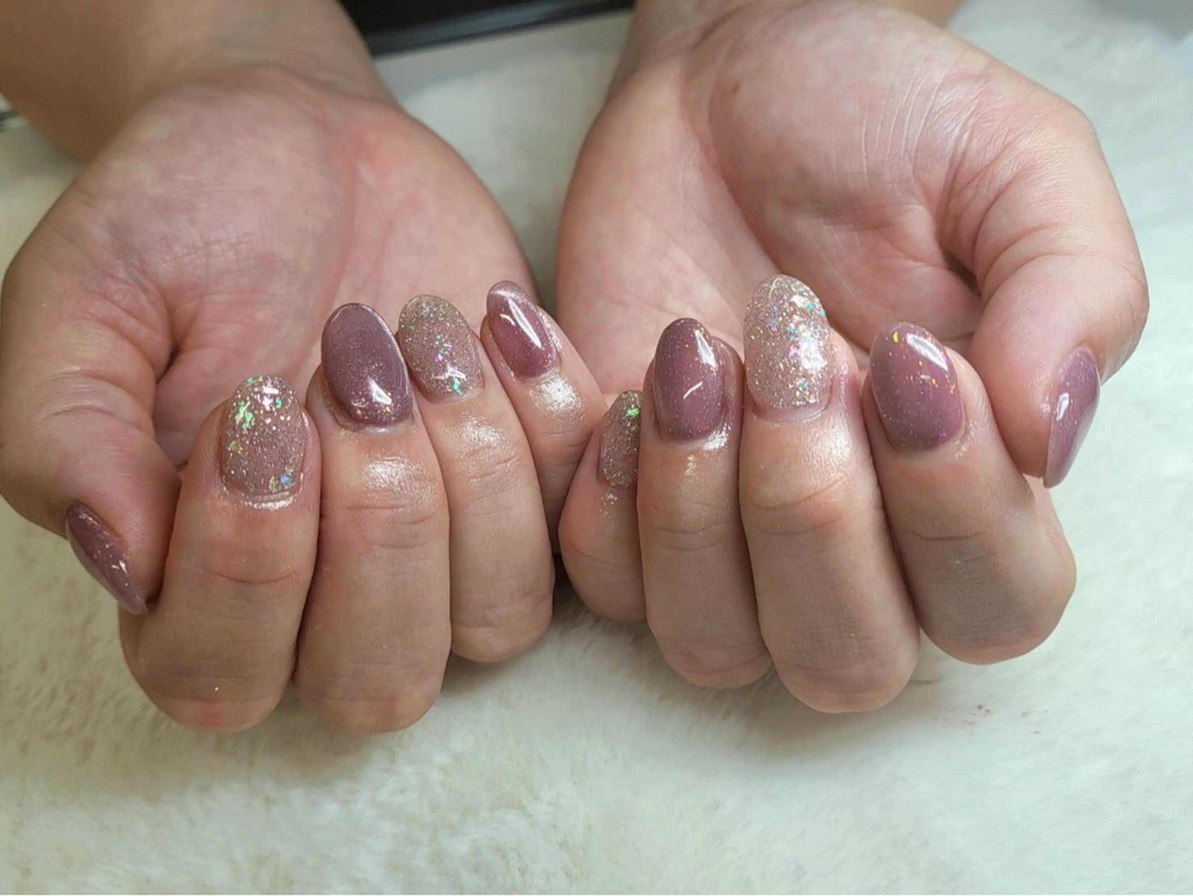 ネイル フラッシュネイル キラキラネイル マグネットネイル ハンドネイル ハンドケア Epokku ネイルサロンのネイルデザイン