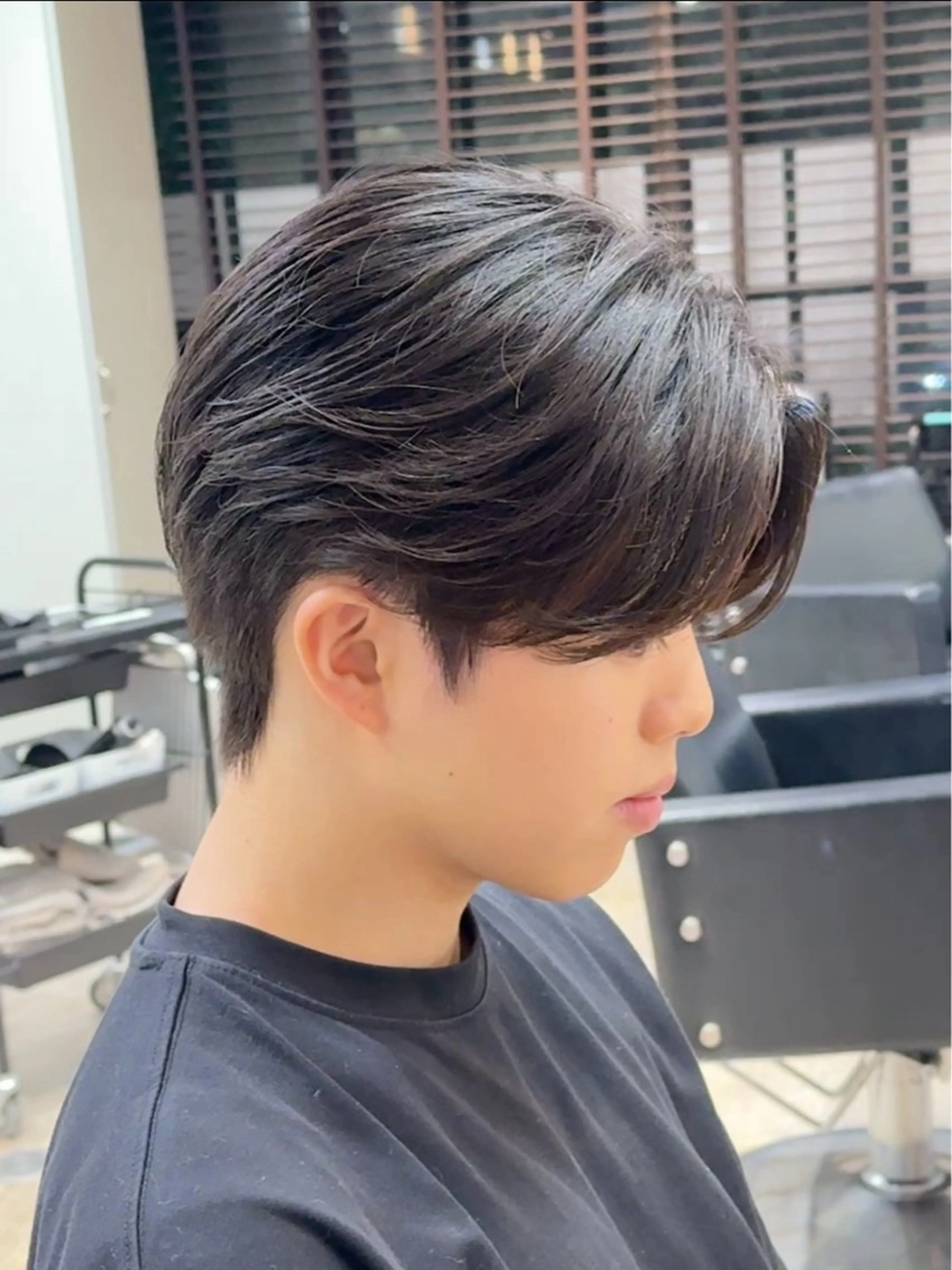 ショート パーマ メンズ ダウンパーマ メンズパーマ ニュアンスパーマ 新宿メンズ専門 メンズパーマ特化のヘアスタイル