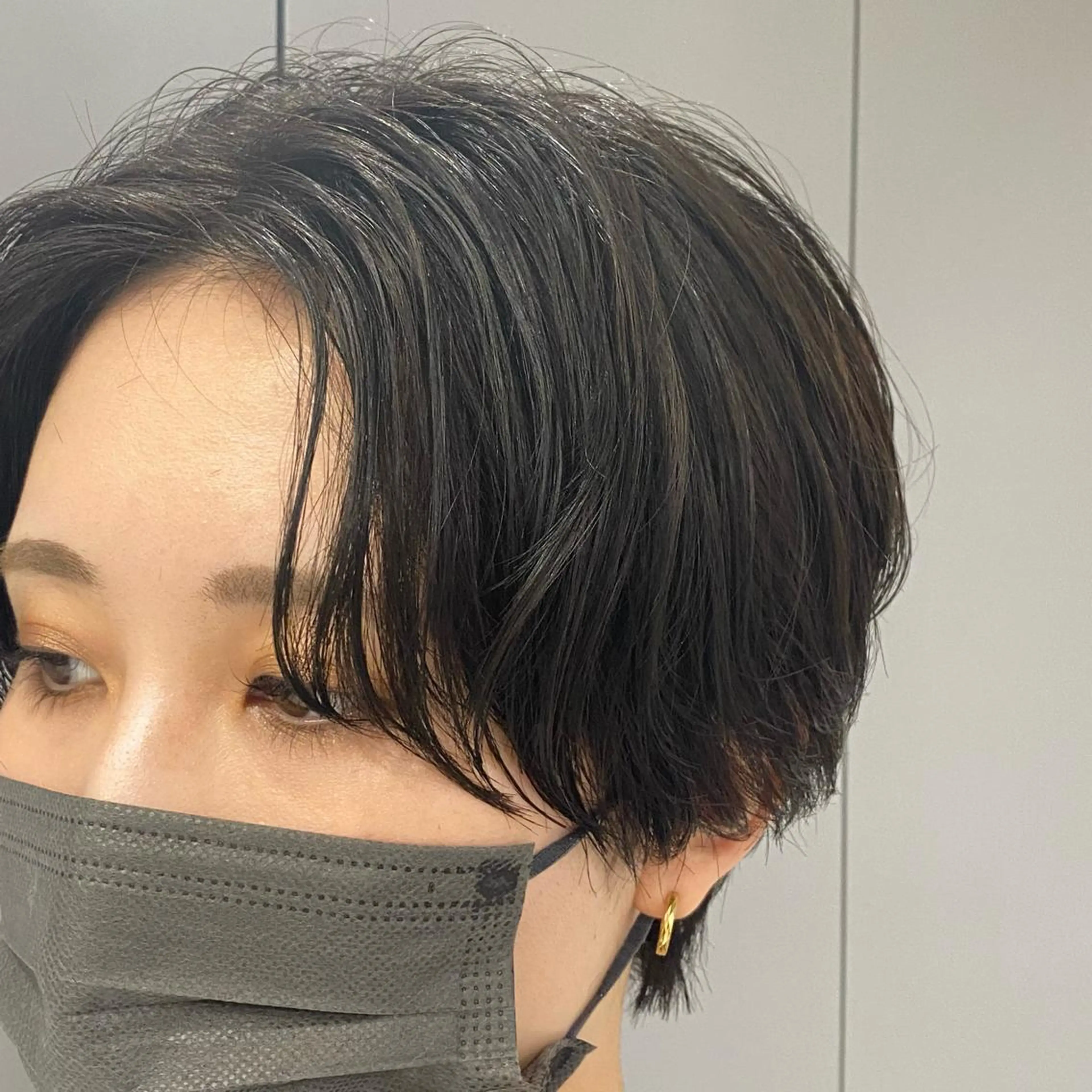 ショート 顔周りカット 村山 豪歩のヘアスタイル