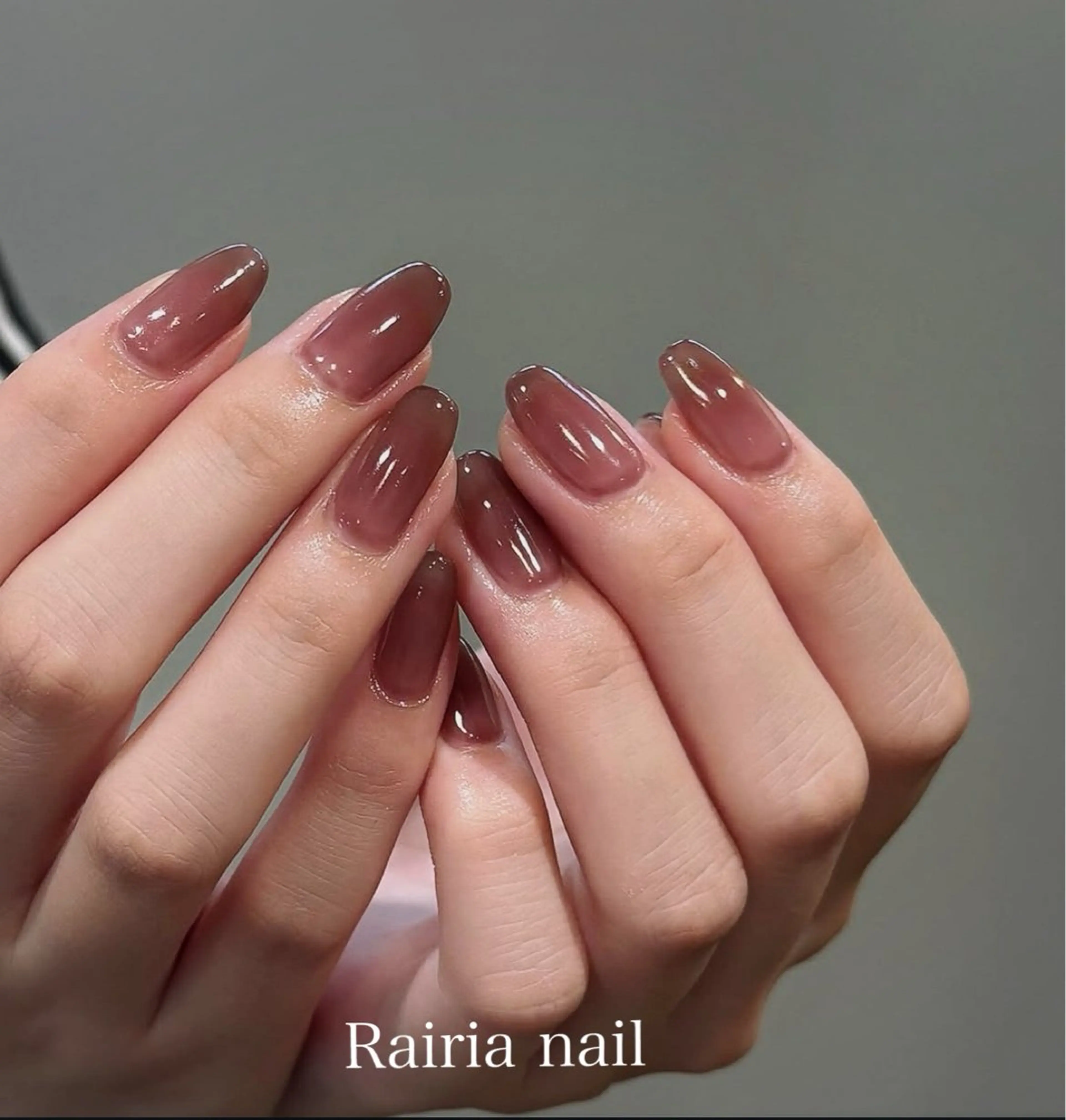 ネイル グリーン 持ち込み Rairia nail本八幡店のネイルデザイン