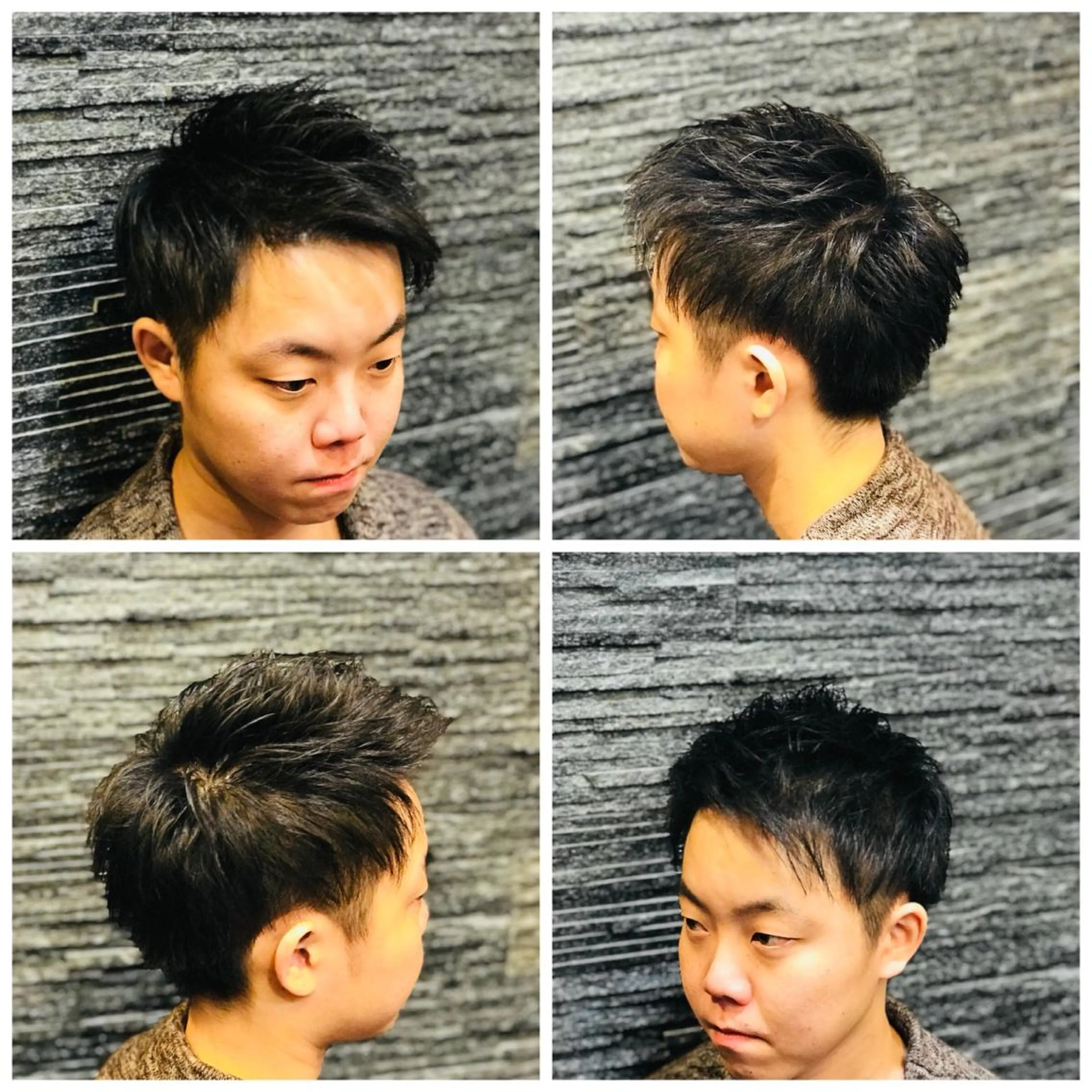 ショート 岡部 迅のヘアスタイル