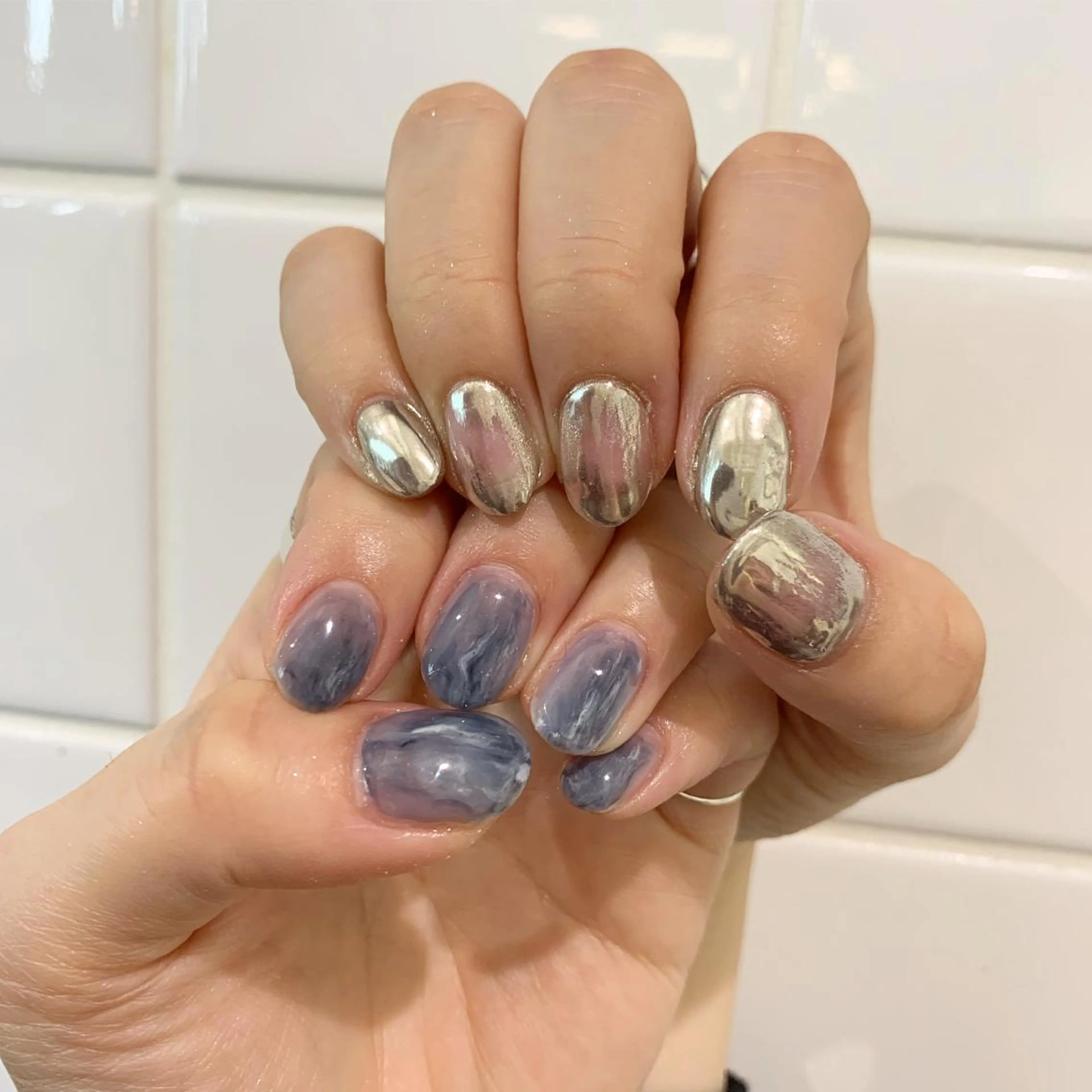 ネイル 【淡色color/ nail】maikoのネイルデザイン