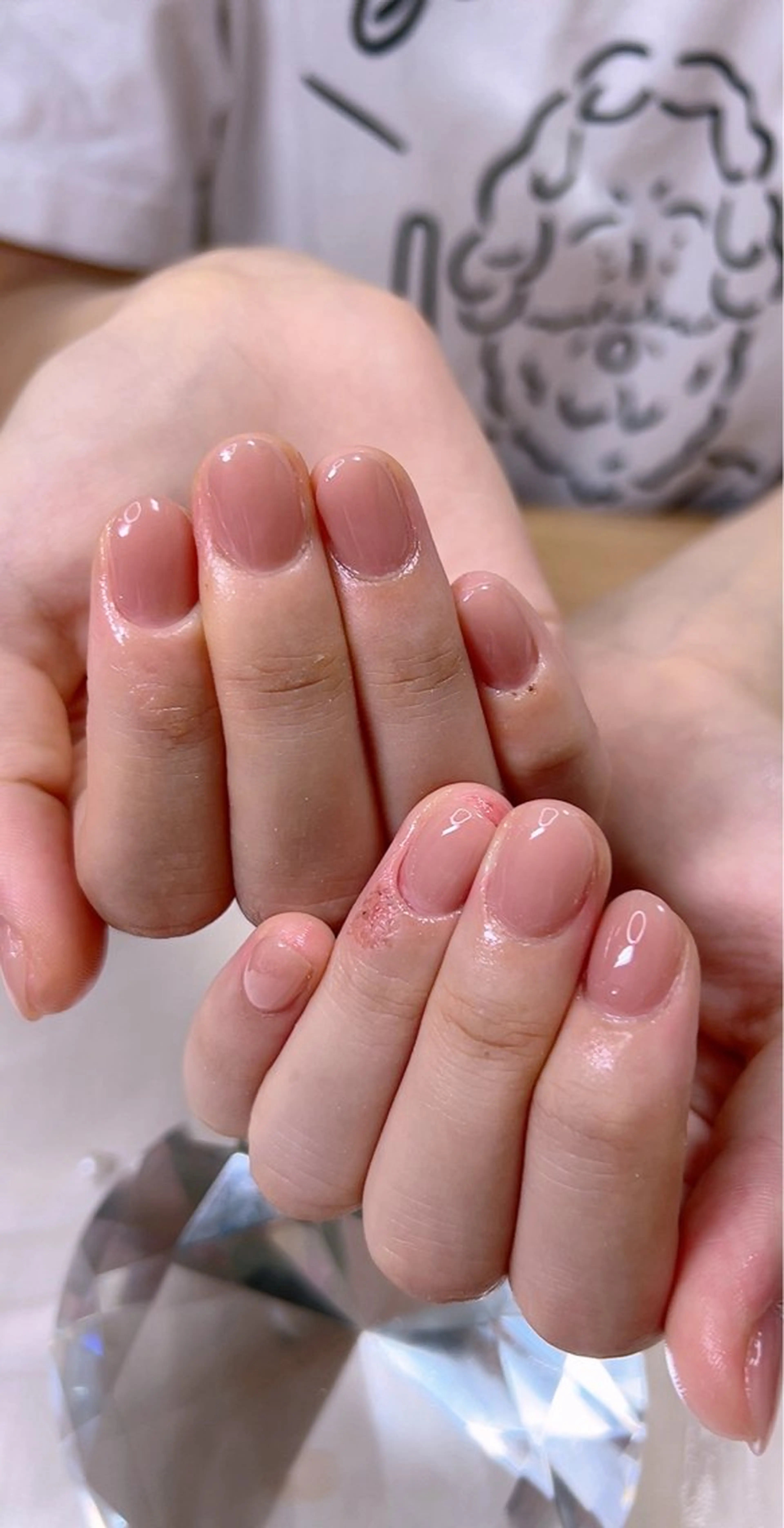 ネイル オフィスネイル ワンカラーネイル シンプルネイル Cute Tips nailのネイルデザイン