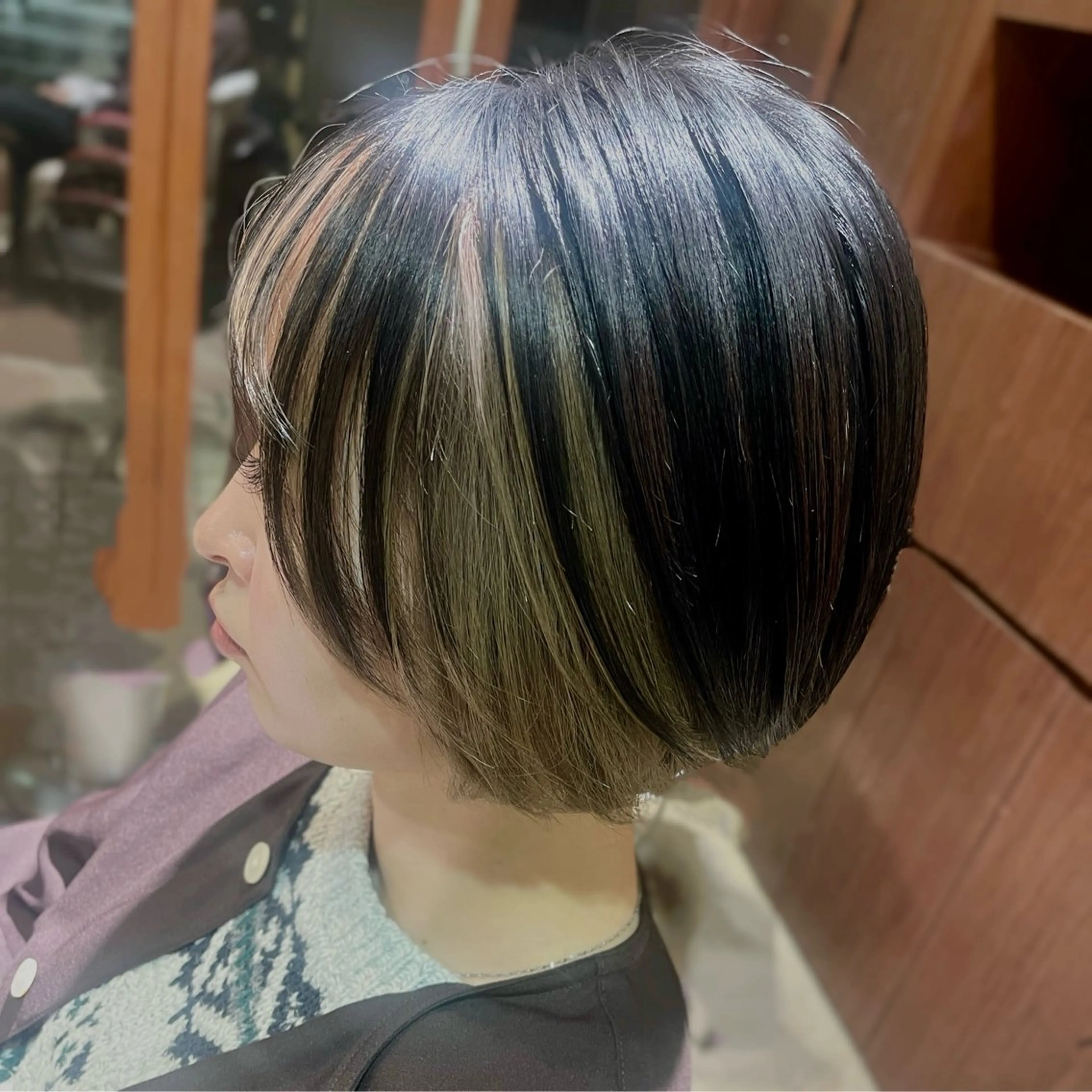 ショート カラー 縮毛矯正/ハイトーン ❤︎❤︎YURINOのヘアスタイル