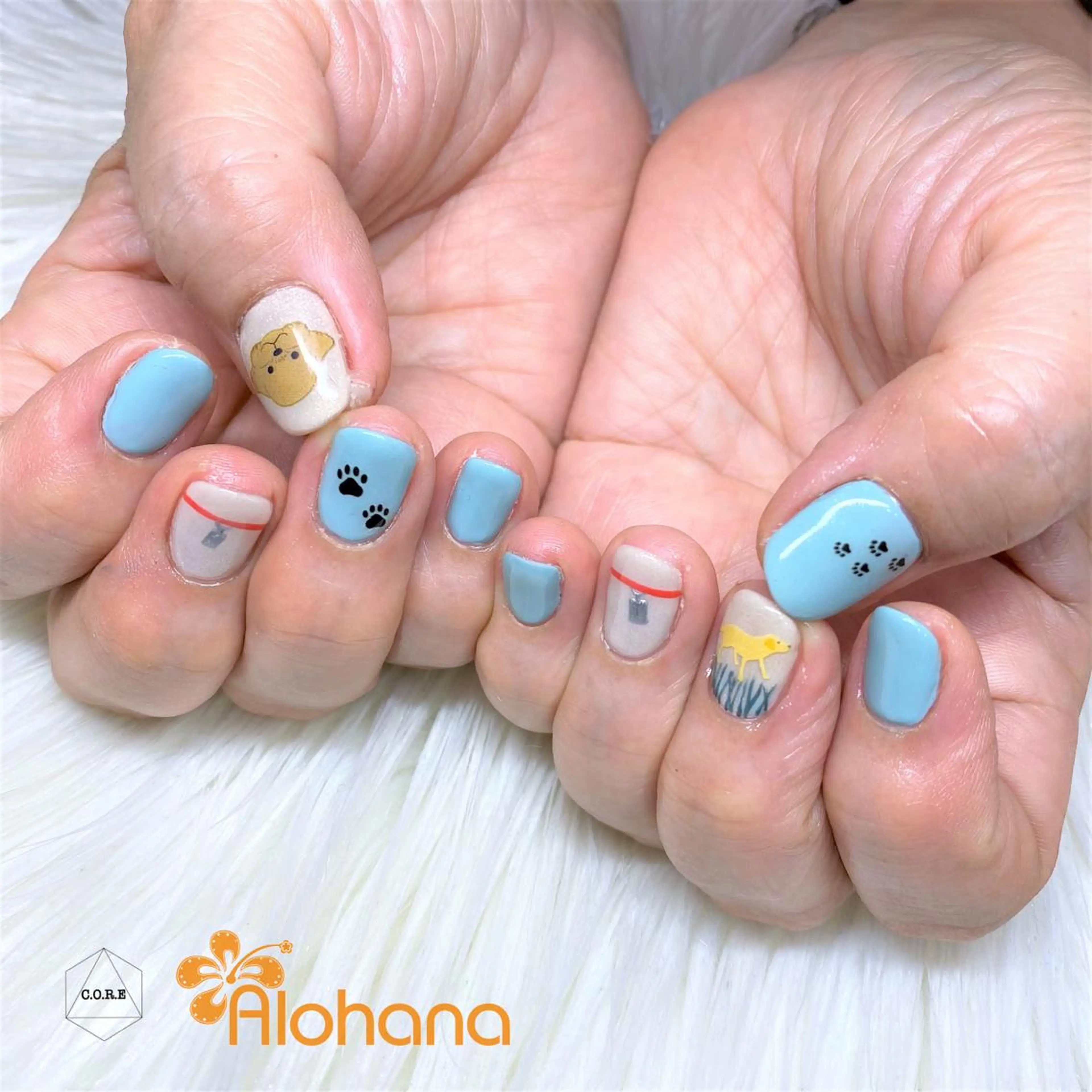 ネイル ハンドネイル Alohana Minaのネイルデザイン