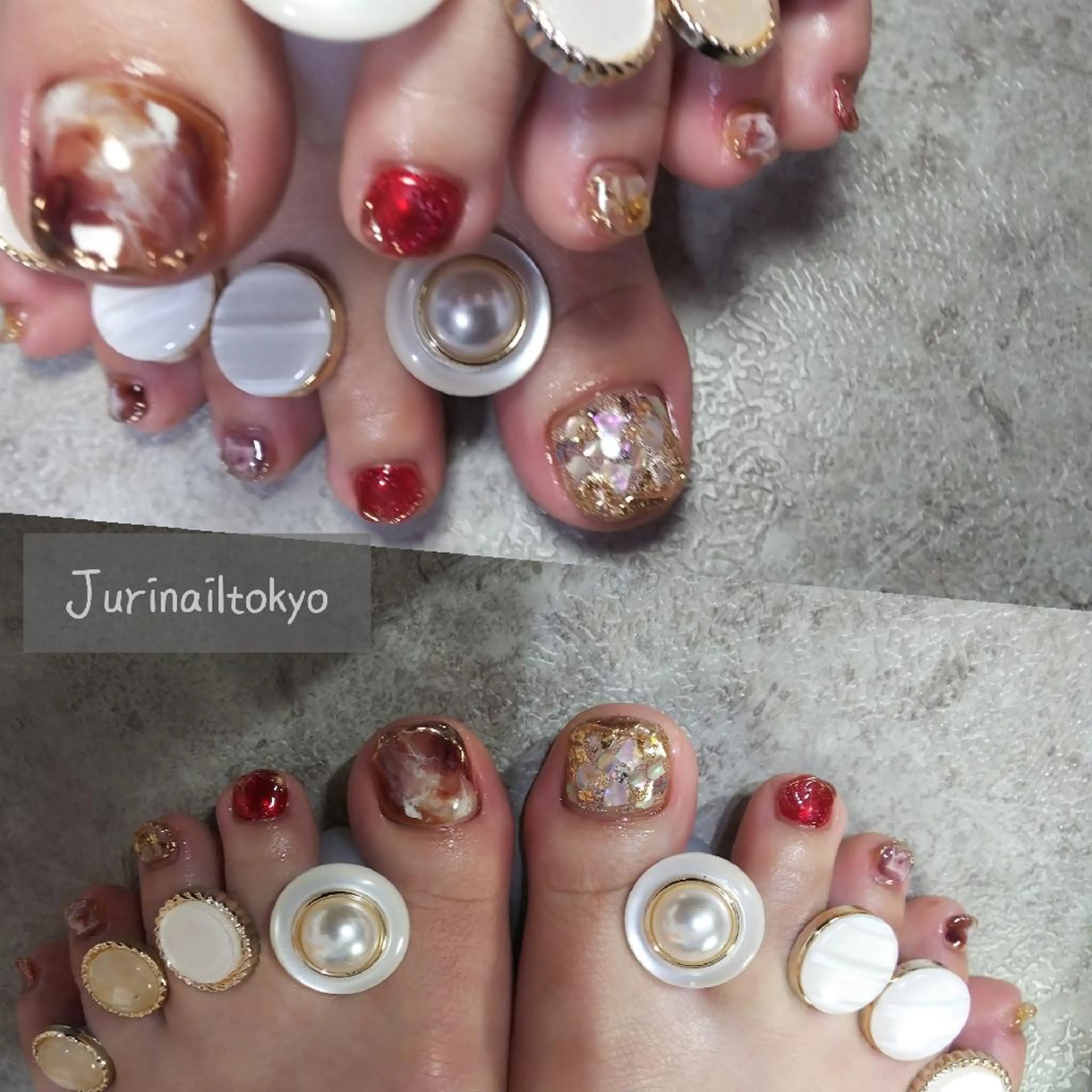 ネイル フットネイル jurinailtokyo所属・jurinail tokyoのネイルデザイン
