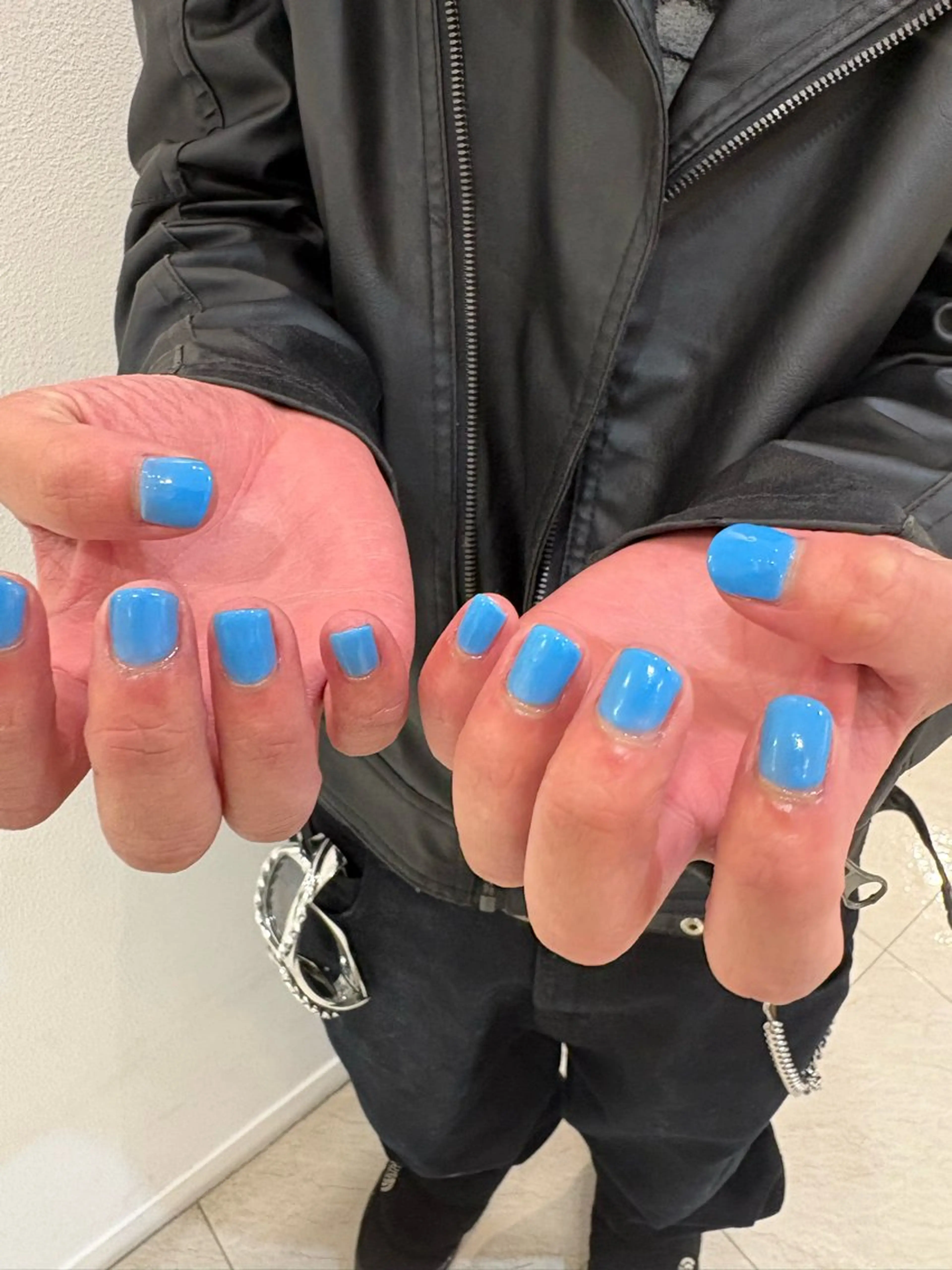 【パラジェル使用】ワンカラーorグラデーション+ドライケア付き(オフなし)の写真