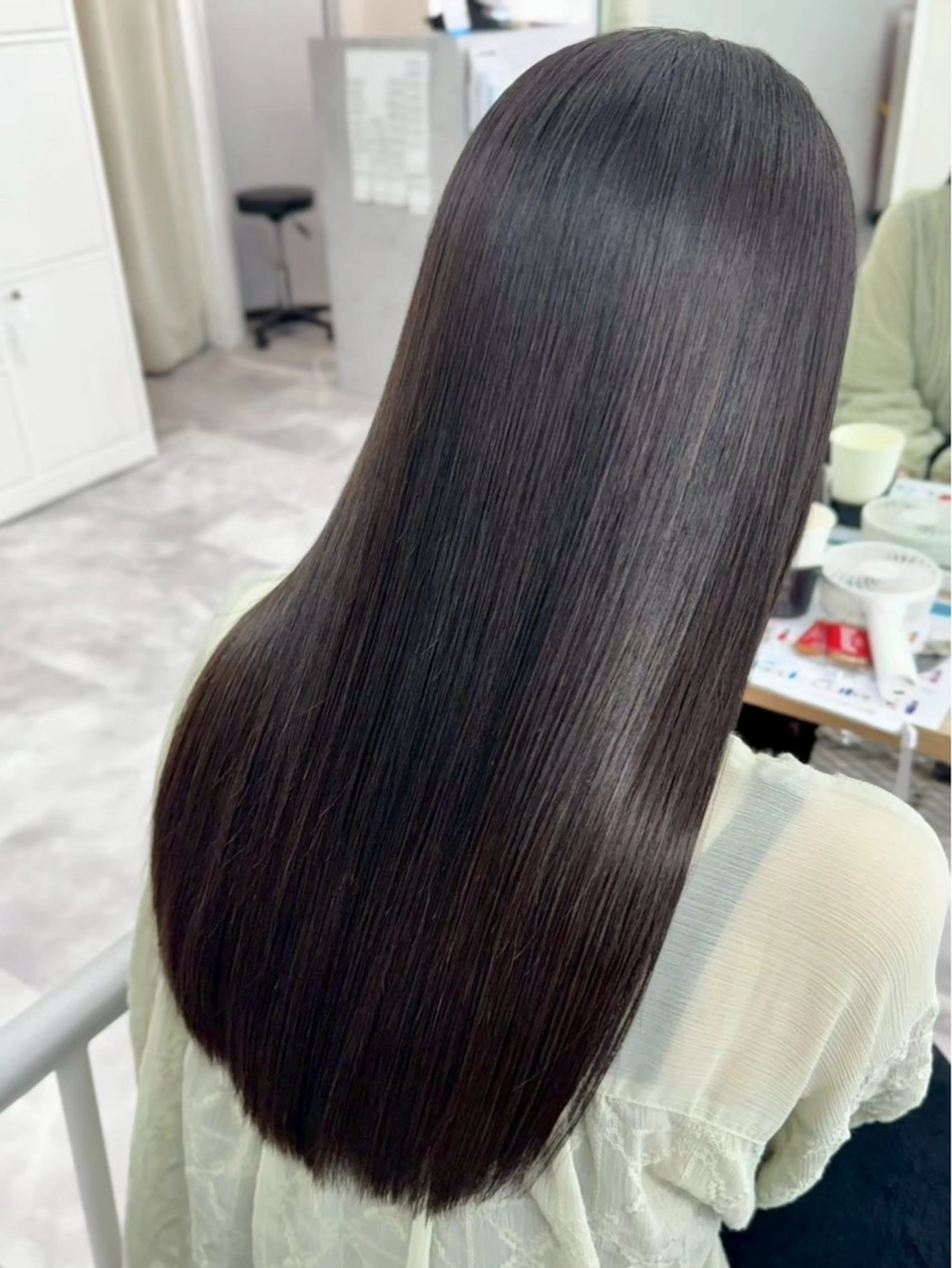 ロング ヘアカラー トリートメント 髪質改善Acero 稲田圭翔のヘアスタイル