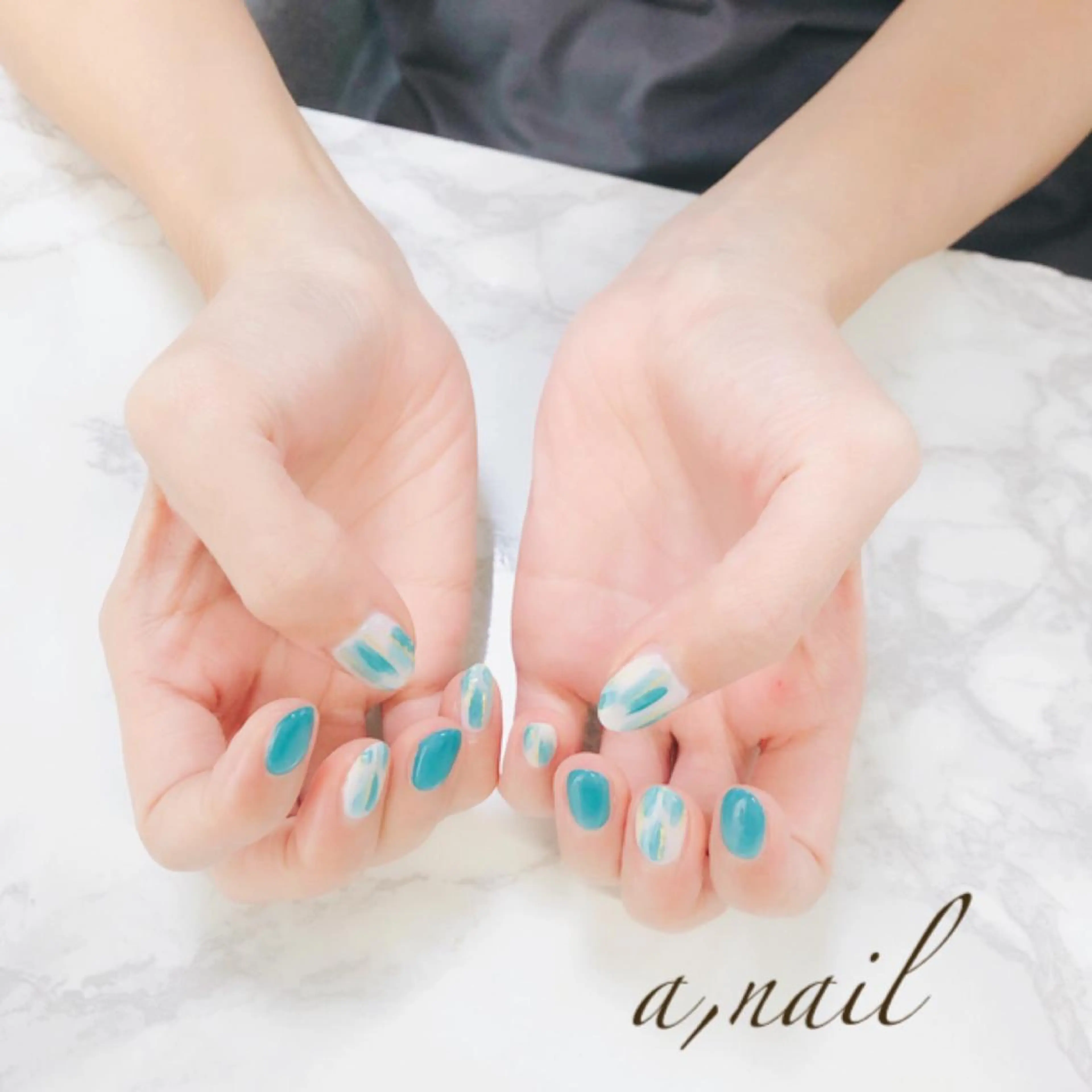 ネイル フットネイル ジェルネイル グラデーション オフィスネイル ワンカラーネイル ハンドネイル ネイルサロン エーネイルのネイルデザイン