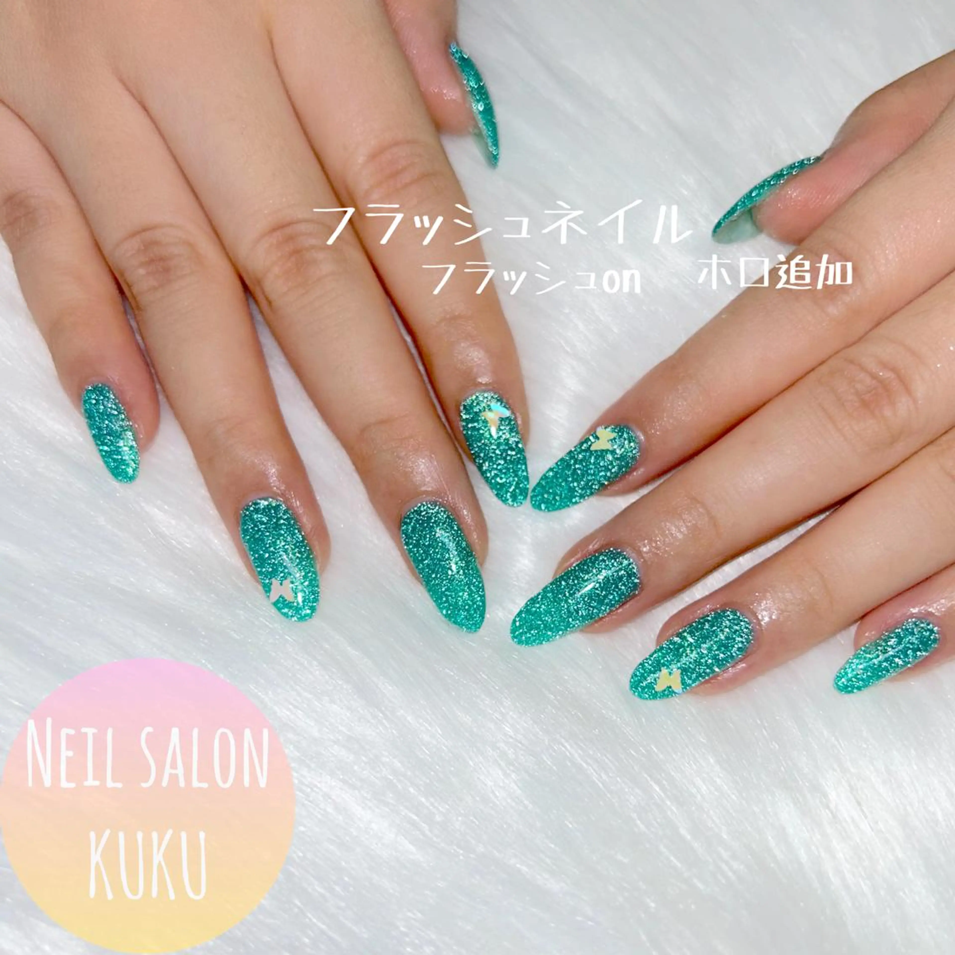 ネイル フラッシュネイル ハンドネイル nailsalon ＫＵＫＵのネイルデザイン