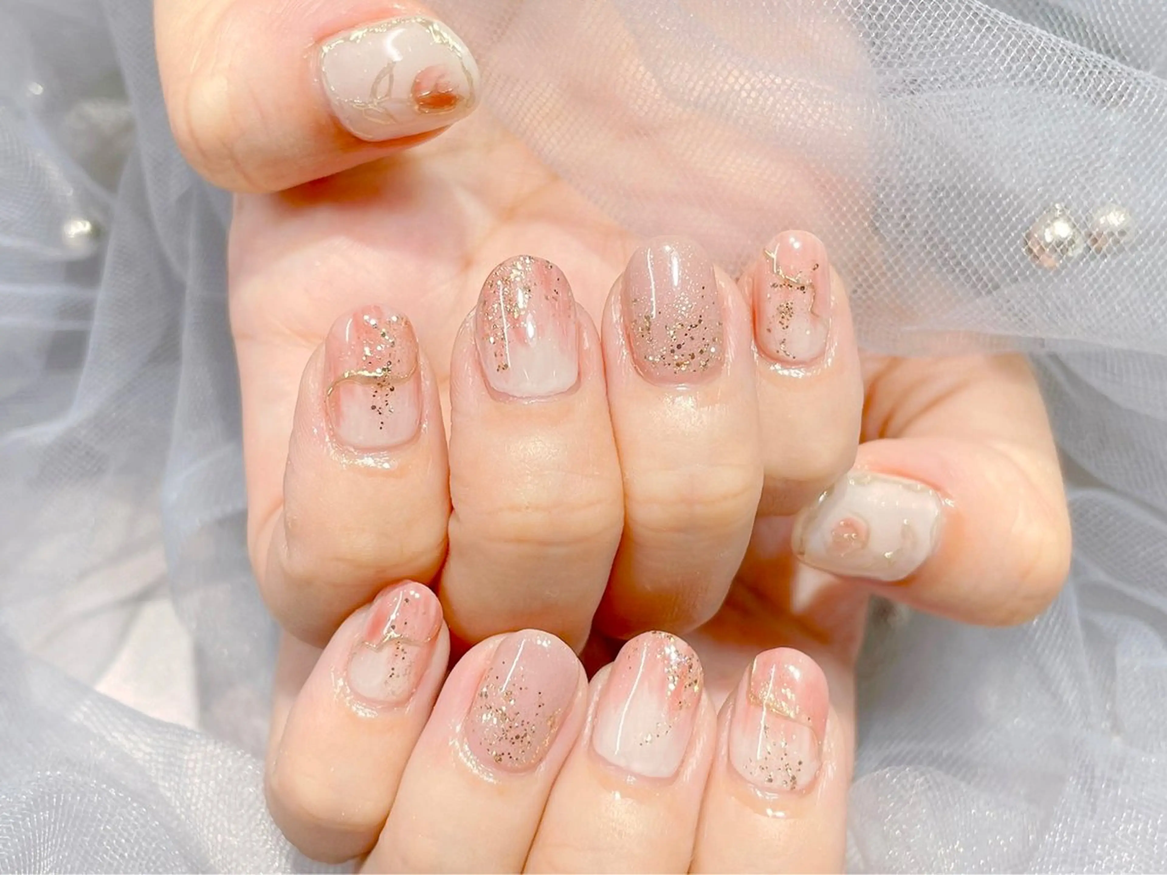 ネイル アニマル柄 フットネイル ジェルネイル マグネットネイル マットネイル ネイルサロン パールのネイルデザイン