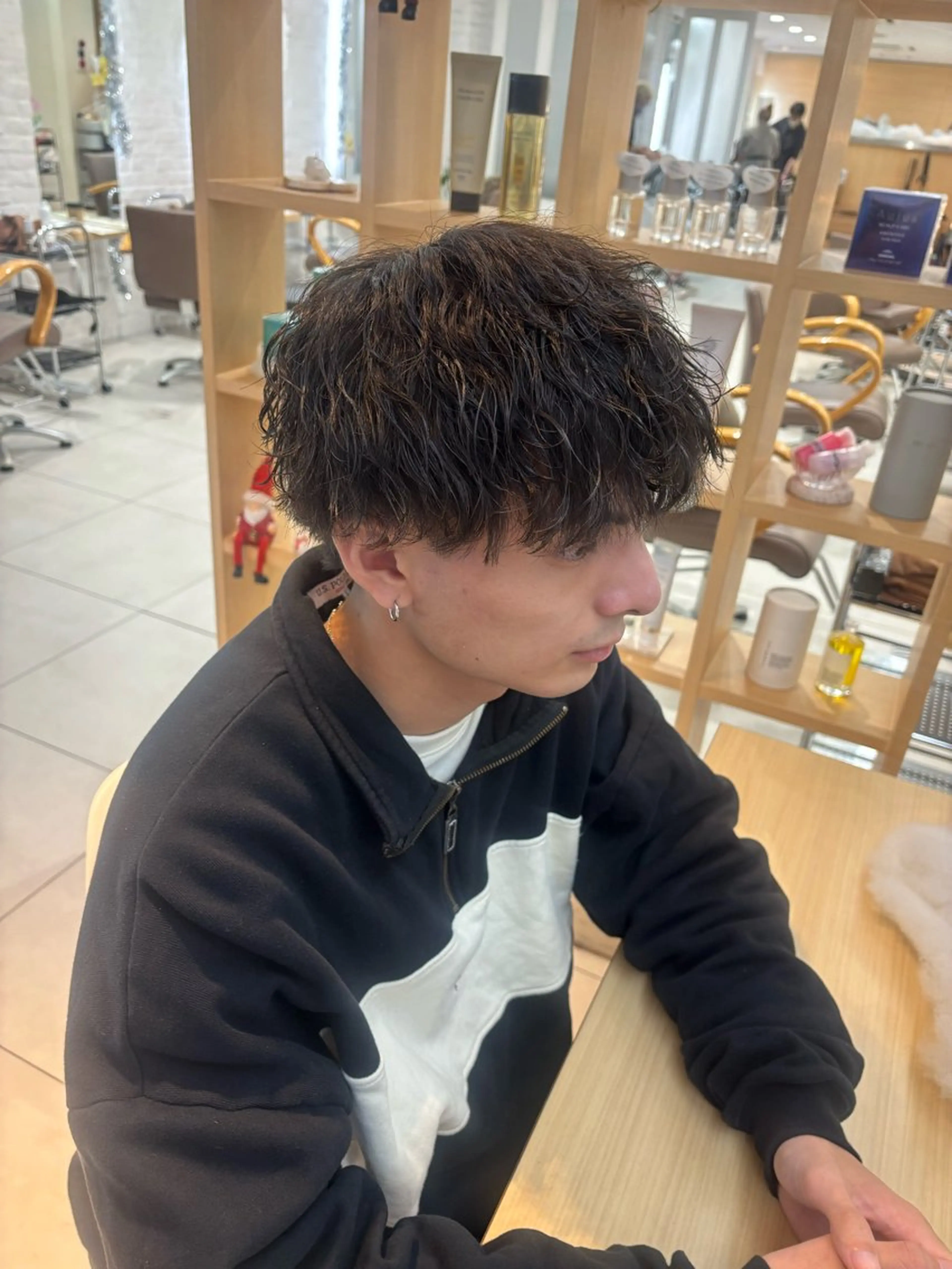 パーマ メンズ 💈メンズパーマ カラー💈momoのヘアスタイル