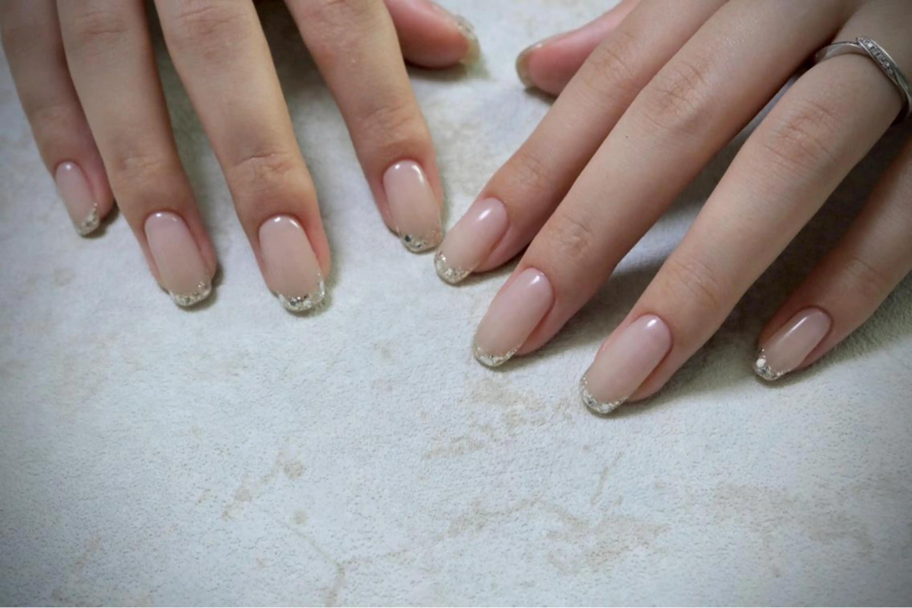 ネイル オーロラネイル カジュアル フラッシュネイル ジェルネイル ラメ(グリッター) ハンドネイル MH Nailのネイルデザイン