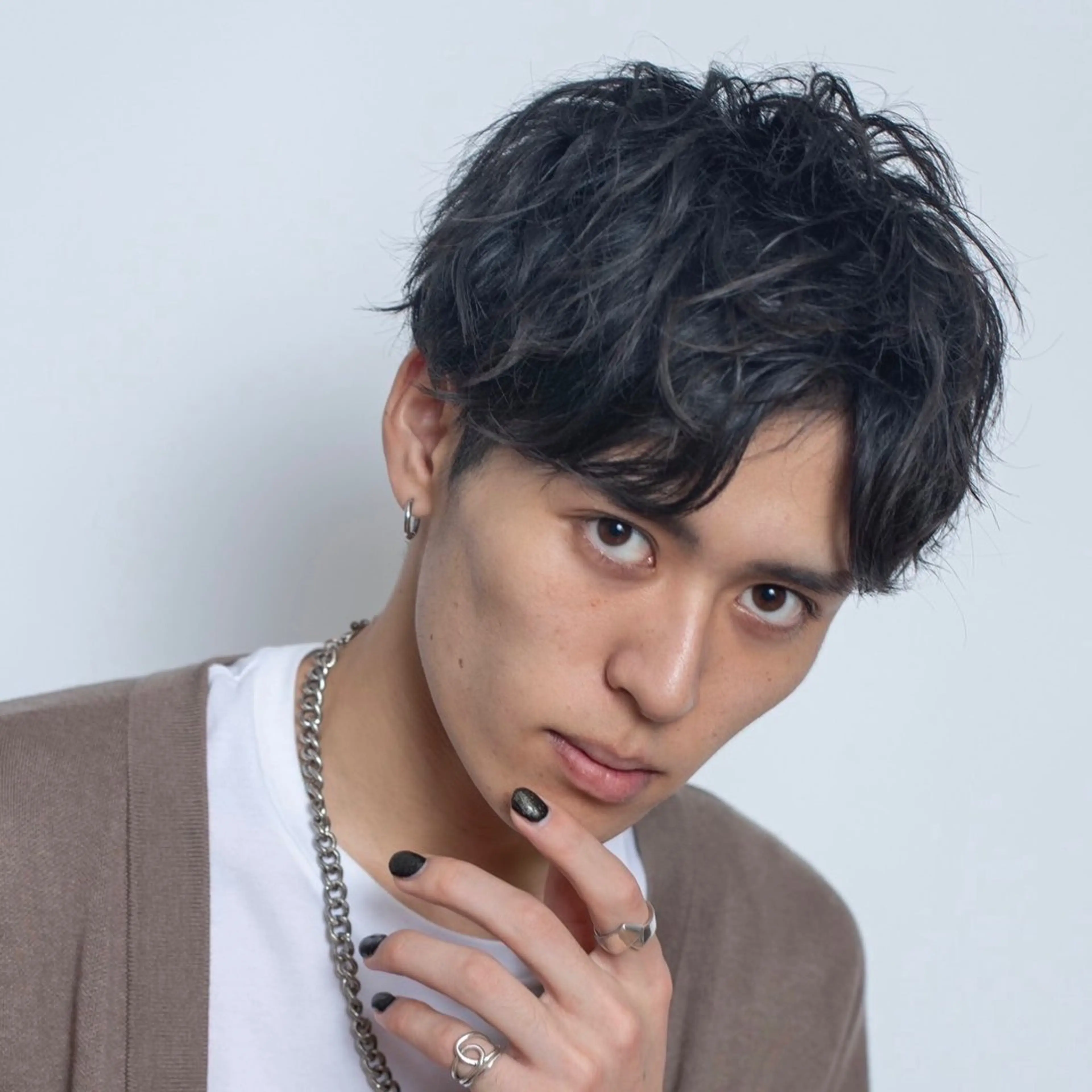 ショート パーマ メンズ メンズサロン OVER町田店のヘアスタイル