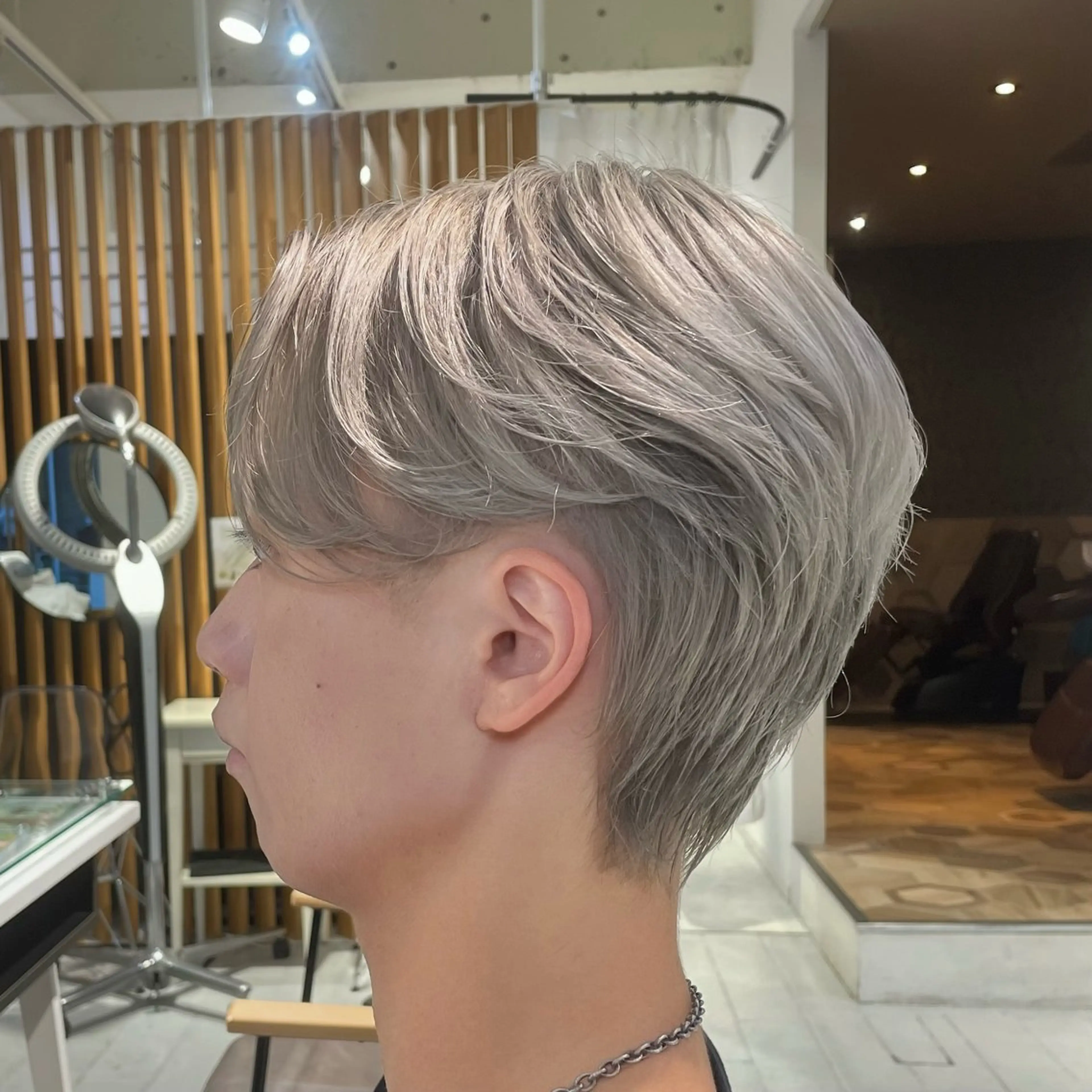 ショート カラー パーマ メンズ カット ヘアカラー メンズカット/ニュア ンスパーマkaitoのヘアスタイル