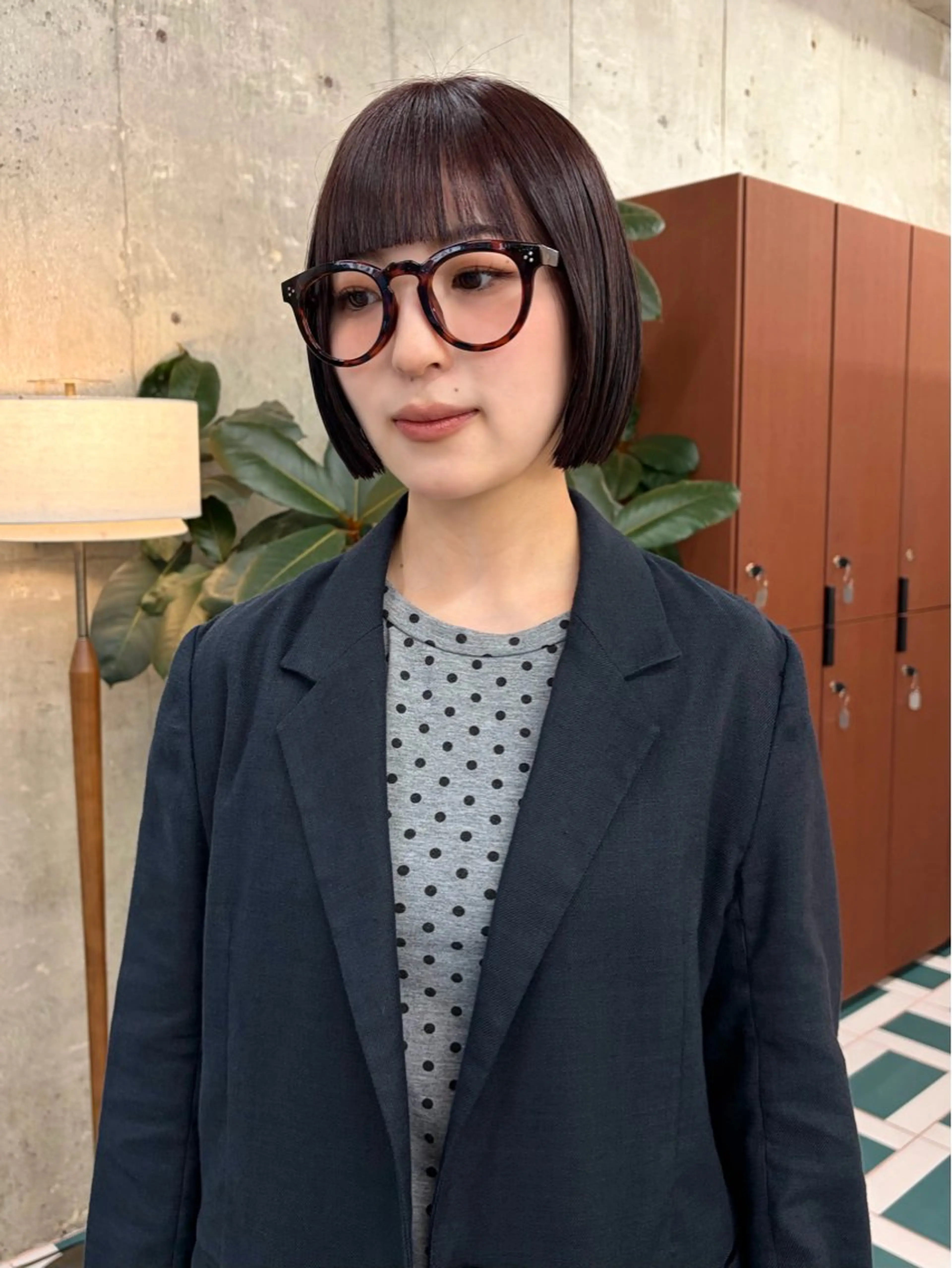 ショート カラー RIN🎀レイヤー/ ボブ/オリーブカラーのヘアスタイル