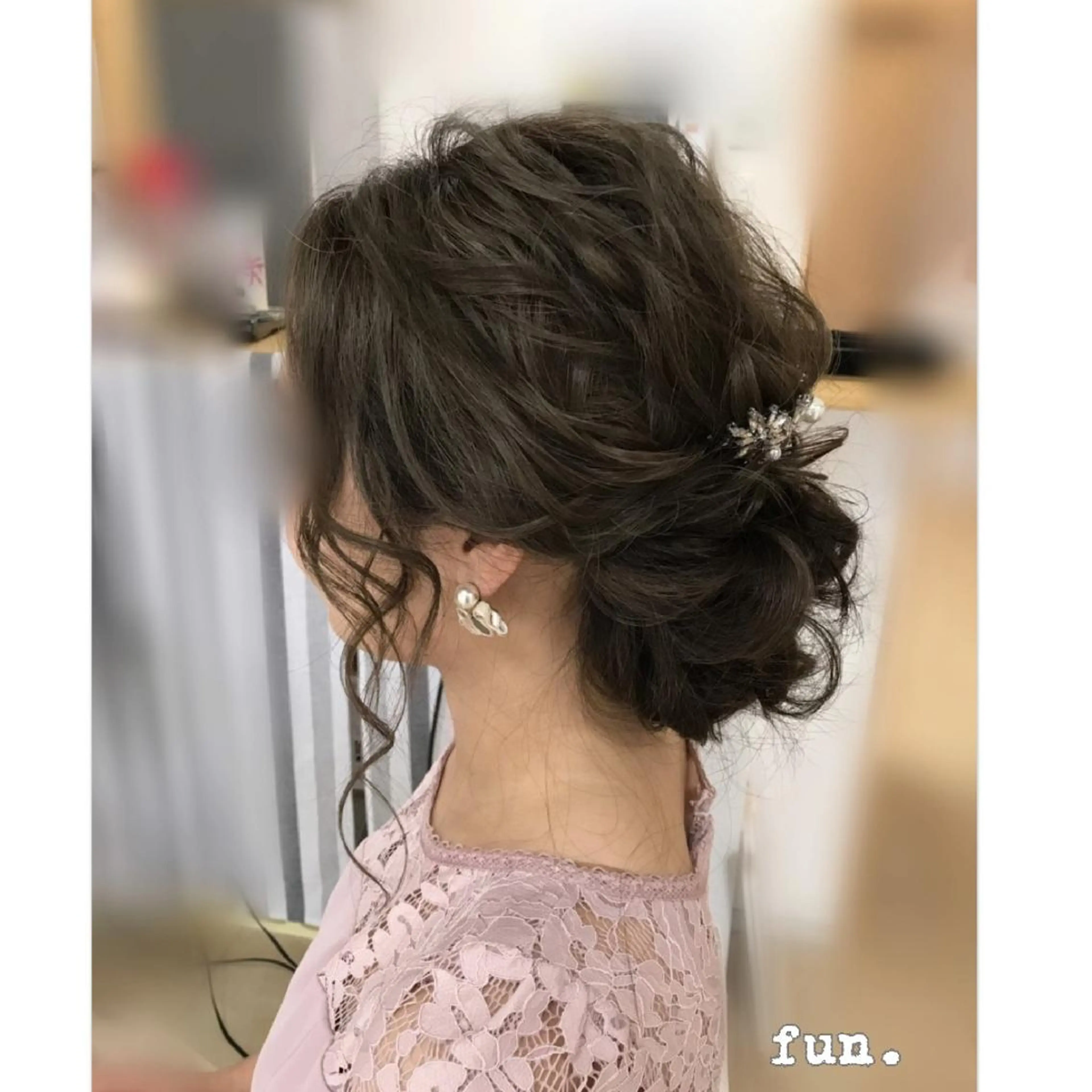 セミロング ヘアアレンジ fun./ヘアセット /エクステ/着付のその他イメージ