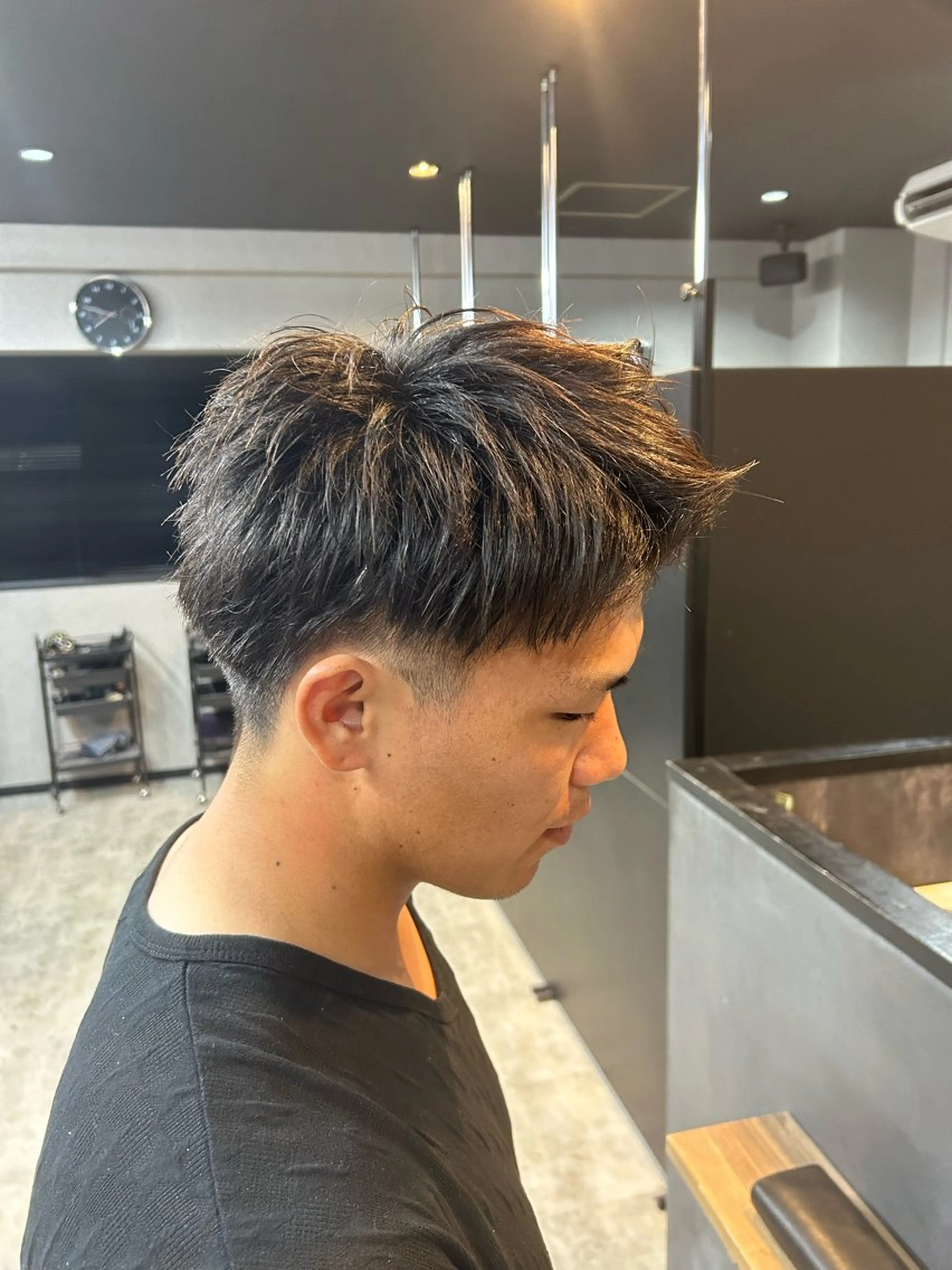 メンズ センターパート カット TAKEMURA MISAKIのヘアスタイル