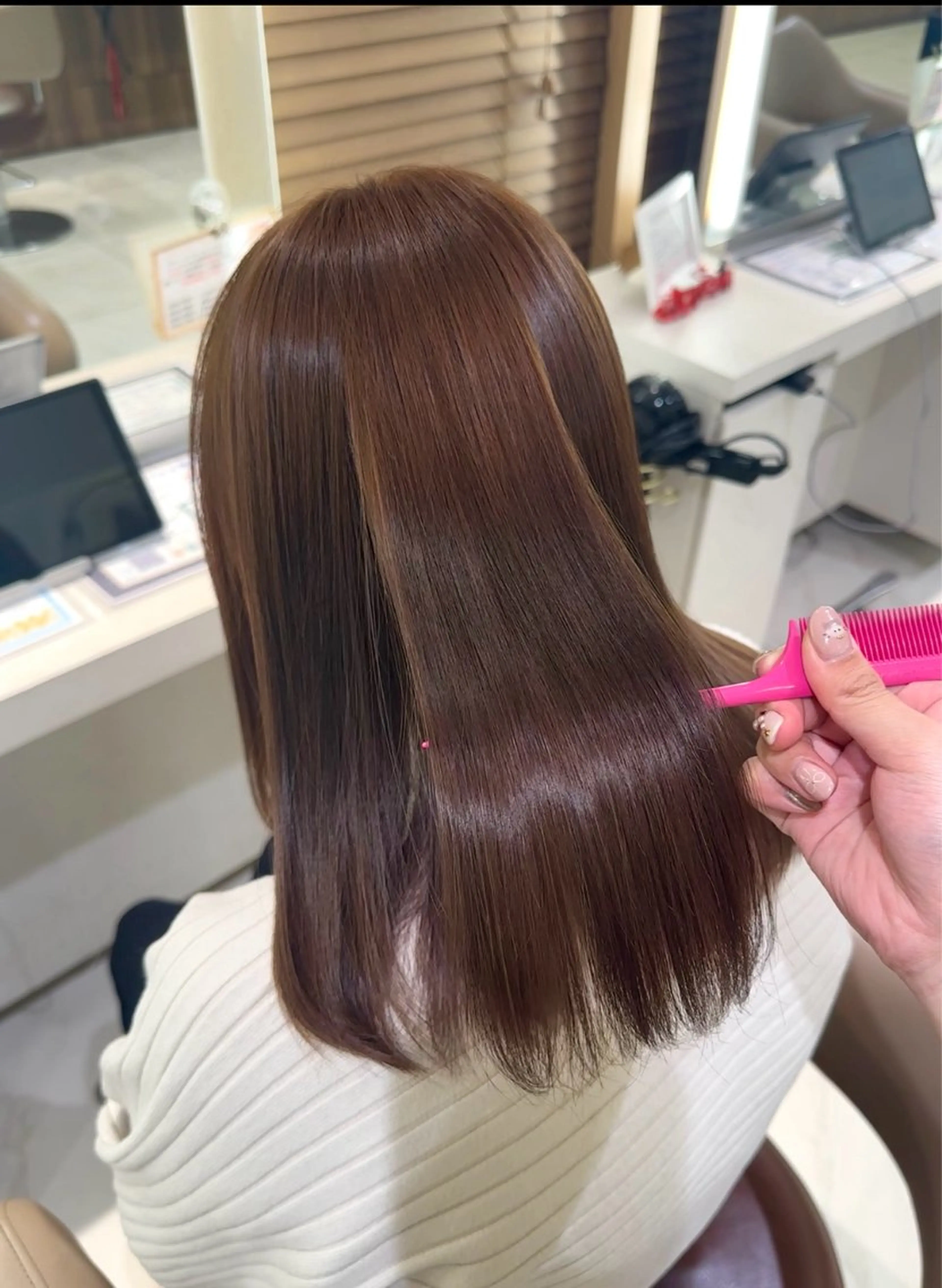 ロング カラー 透明感カラー 北島亜弥/髪質改善 /カラーのヘアスタイル