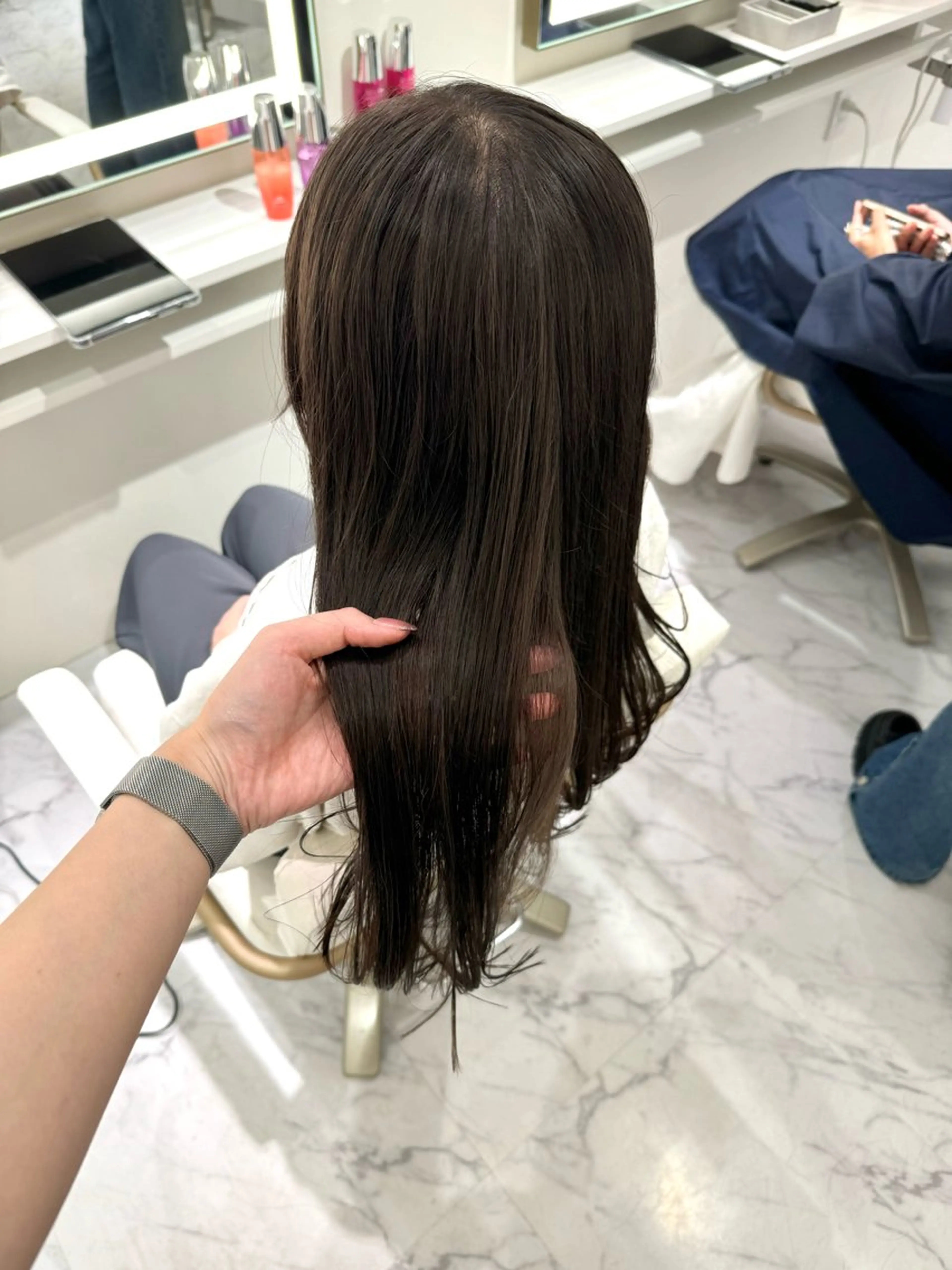 ロング カラー ヘアカラー ParveMix🍀 藤原愛未のヘアスタイル