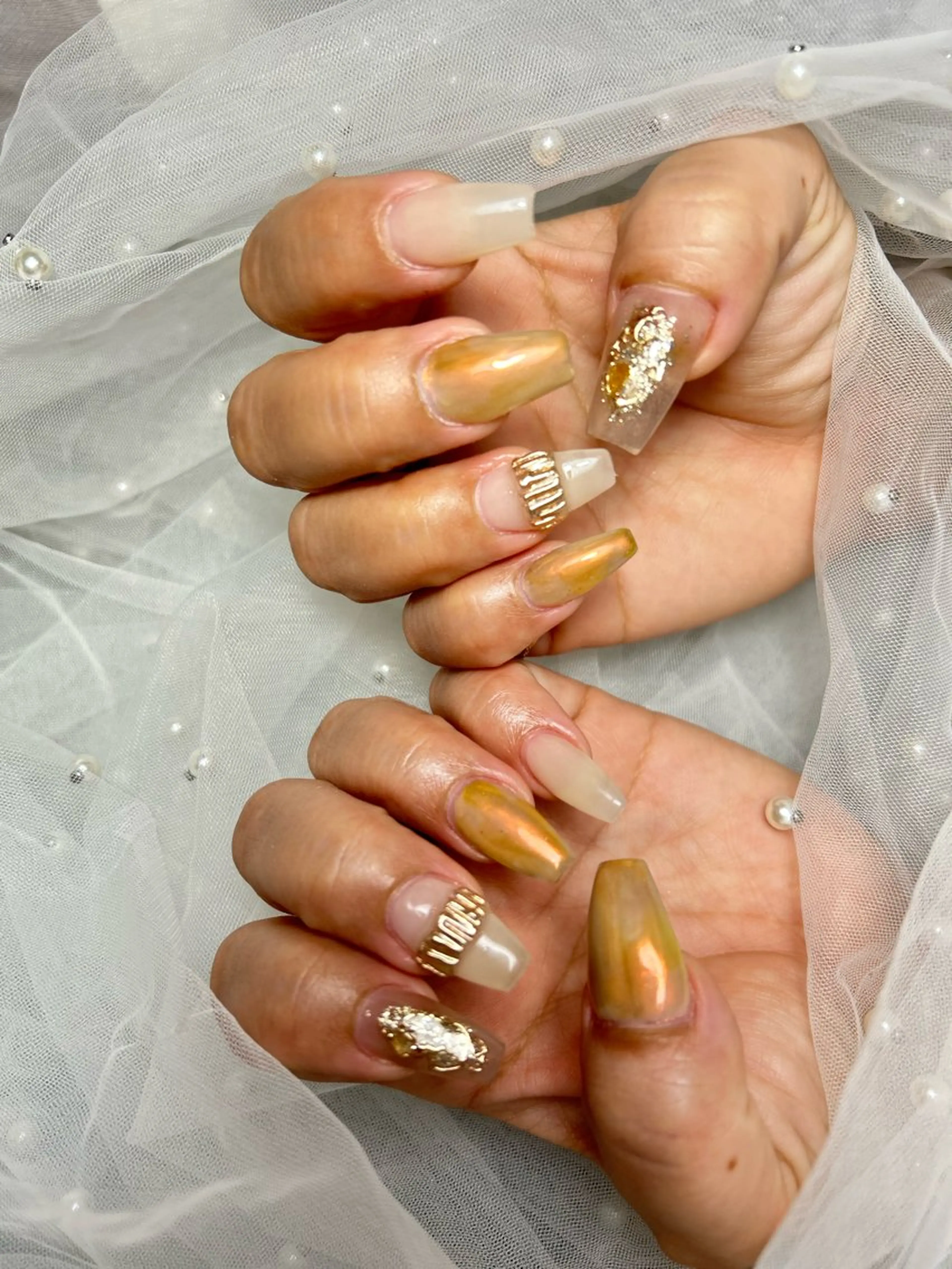 ネイル ハンドネイル フットネイル ✴︎ Delightのネイルデザイン