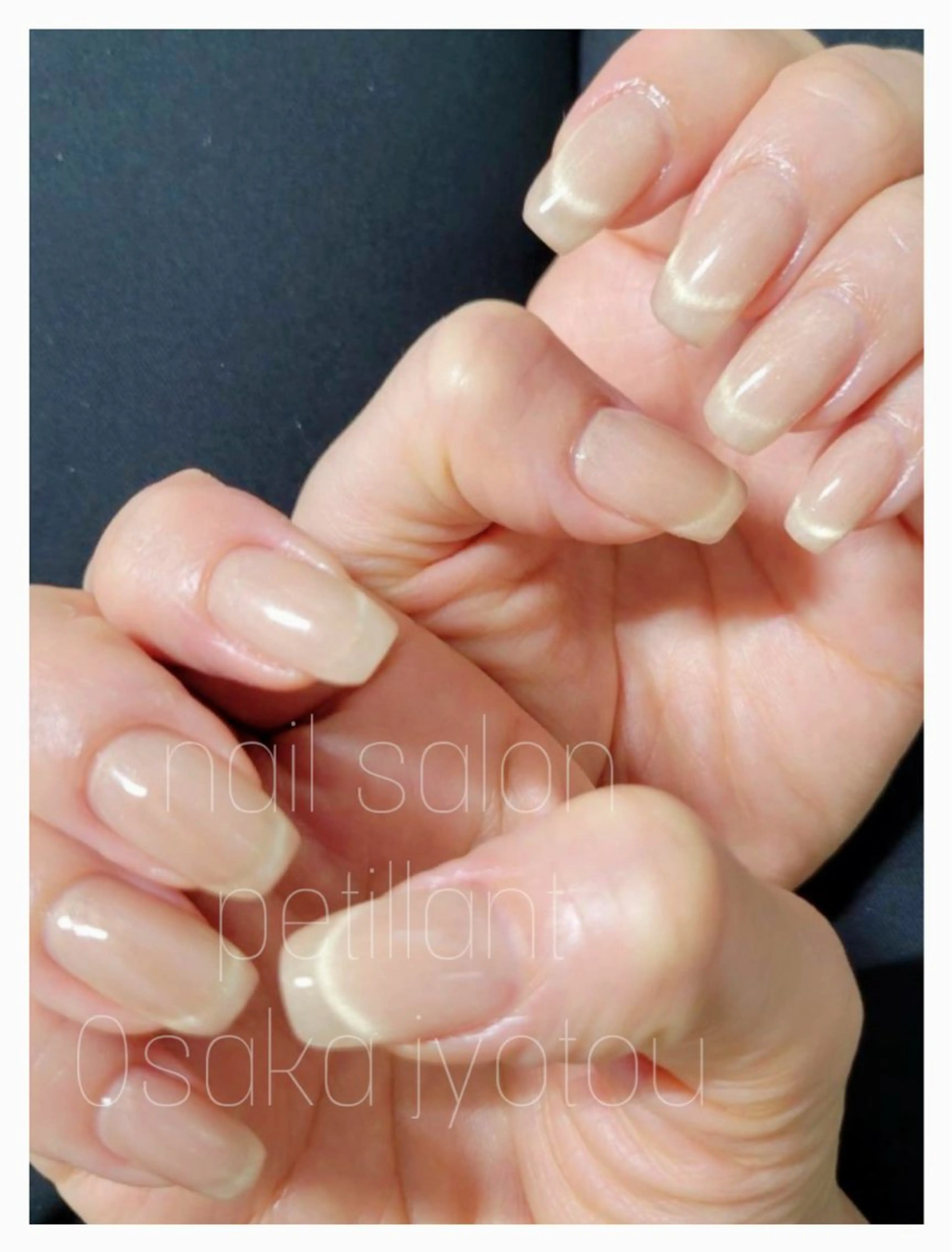 ネイル フレンチネイル マグネットネイル マグネットフレンチ nail salon petillantのネイルデザイン