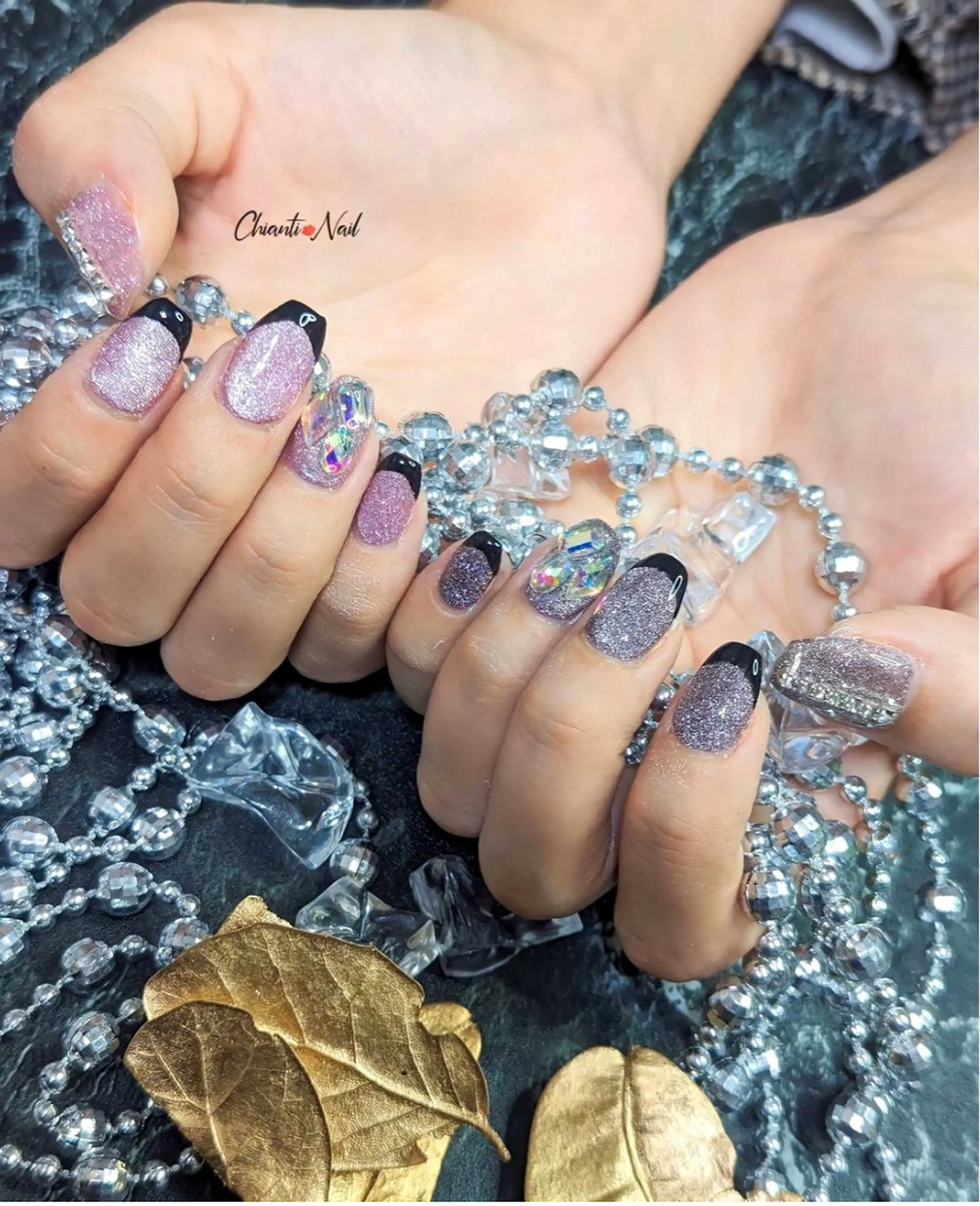 ネイル フラッシュネイル フレンチネイル Chianti Nailのネイルデザイン