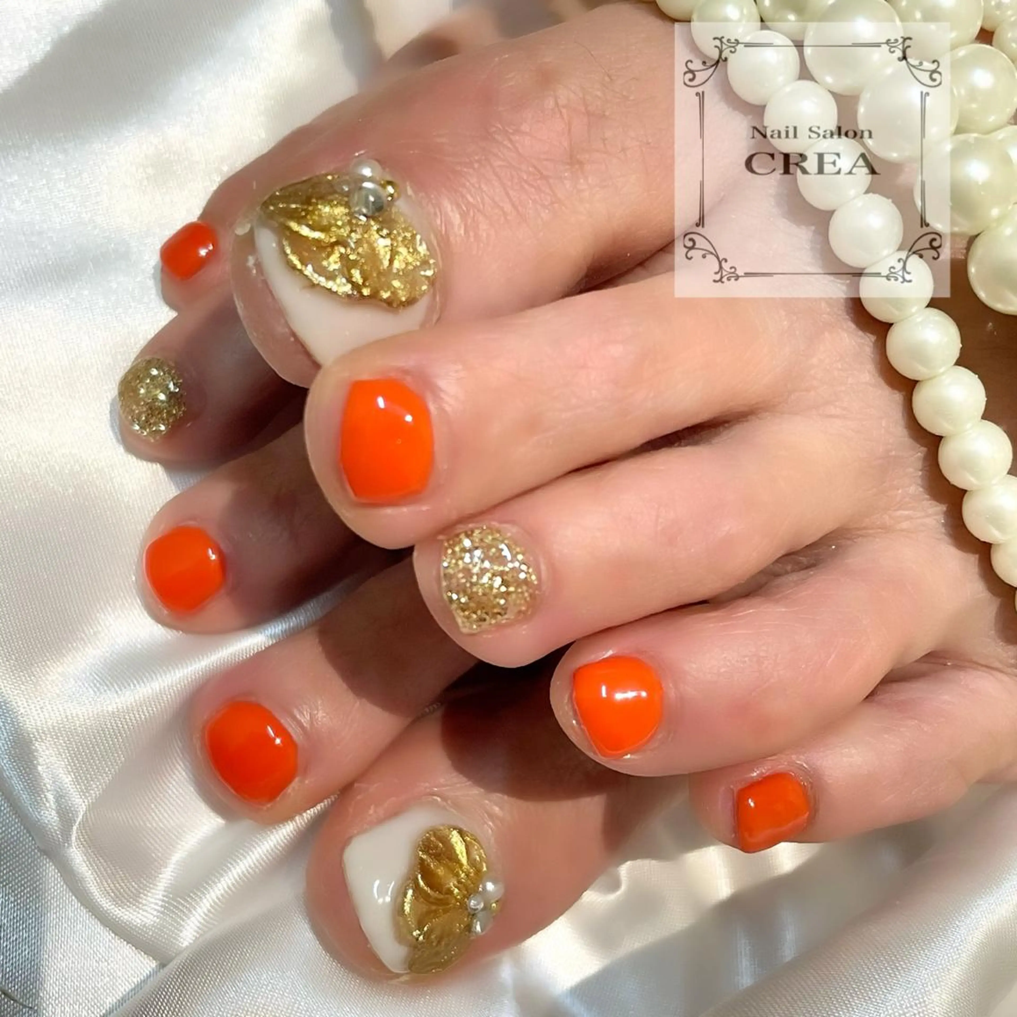 ネイル フットネイル NailSalon CREAのネイルデザイン
